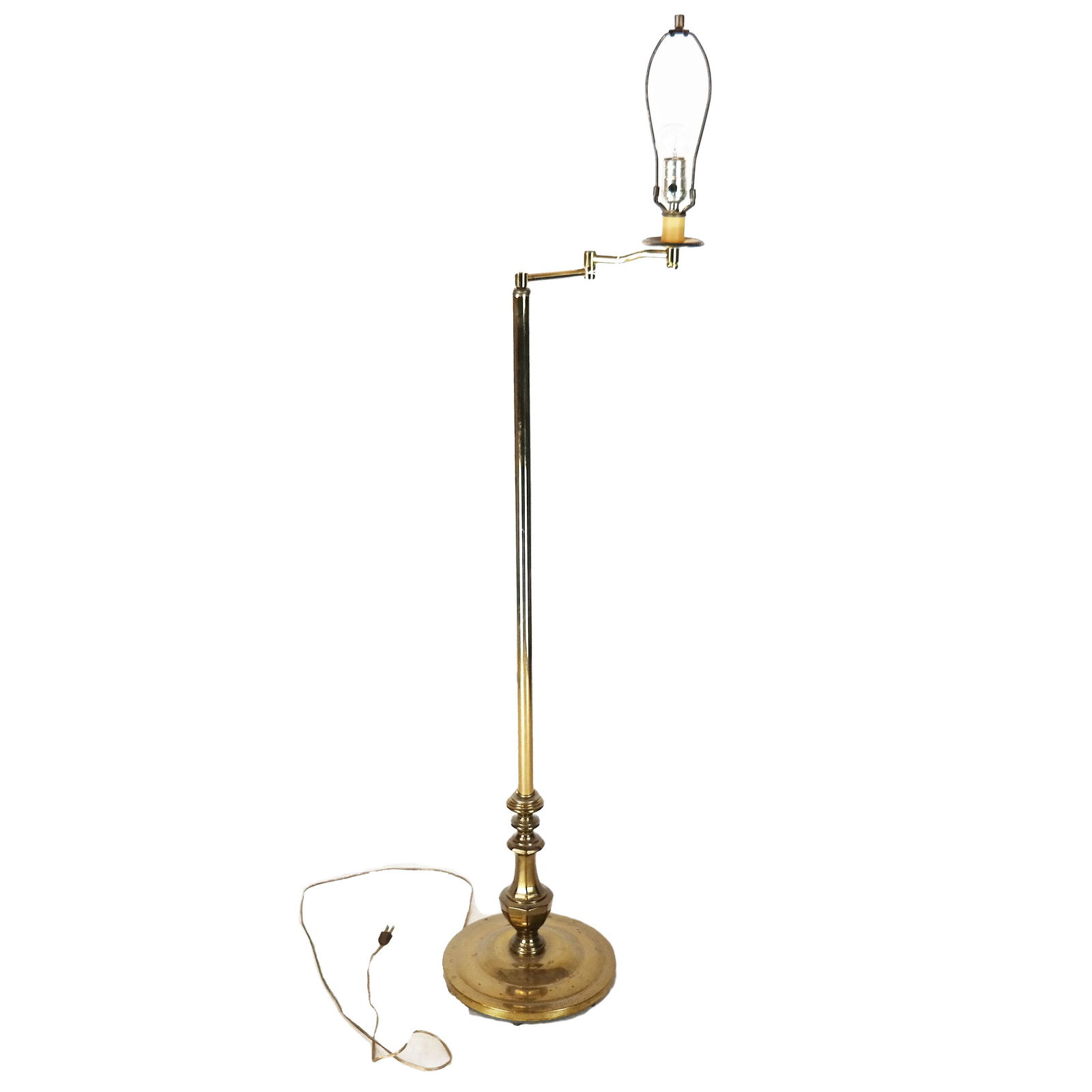 Contemporary Brass Floor Lamp (1 of 7)