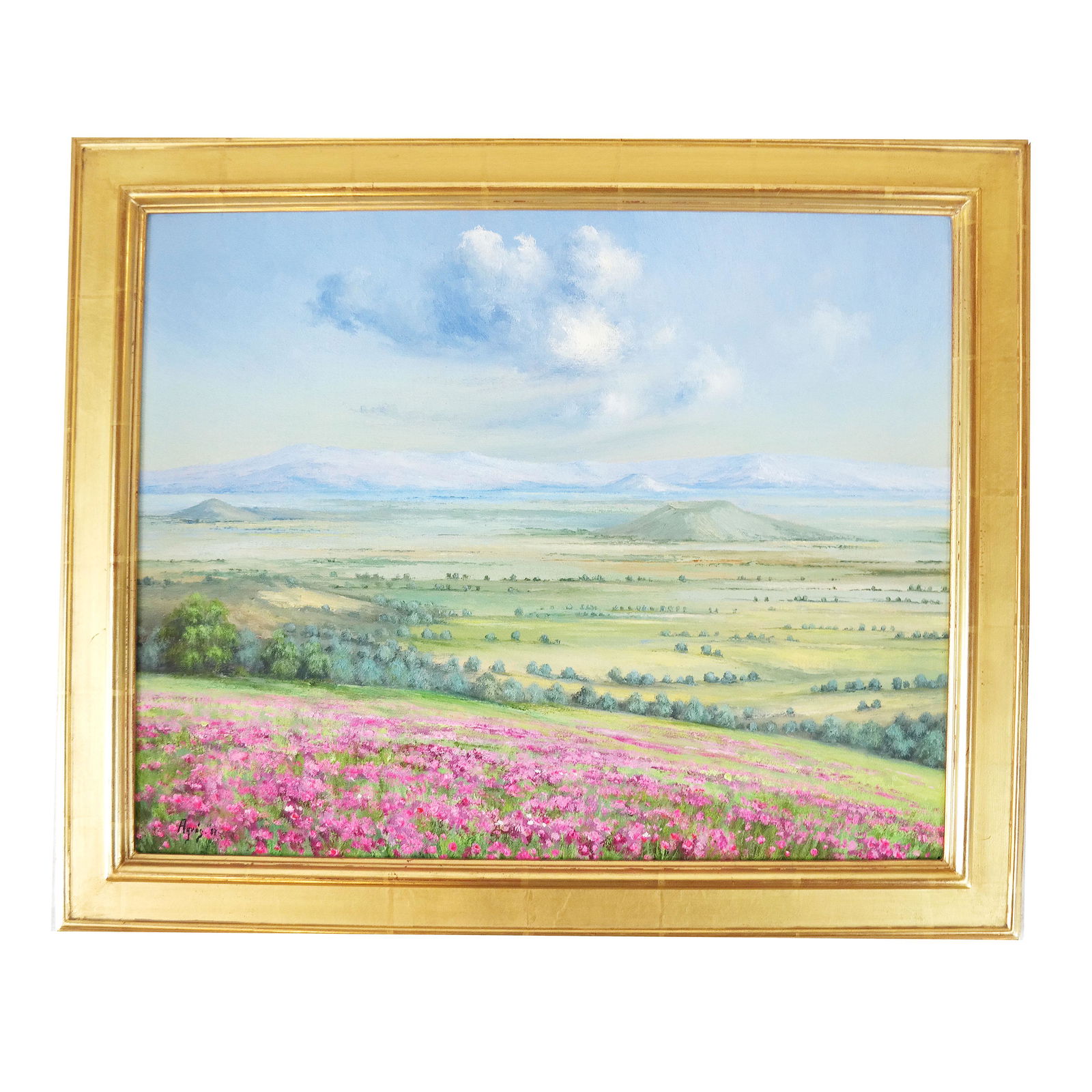 AGROS (?): Impressionist-Style Painting (1 of 4)