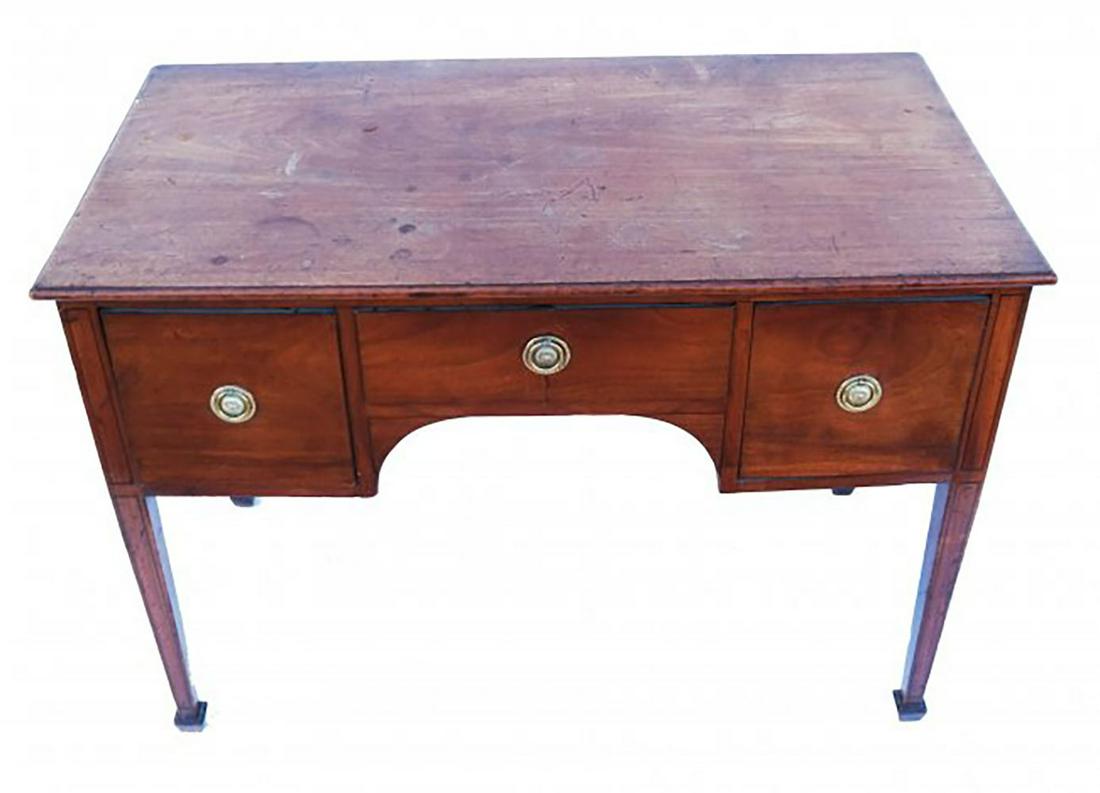 Antique American Lowboy: Antique American lowboy. [30" H x 42" W x 22" D].
