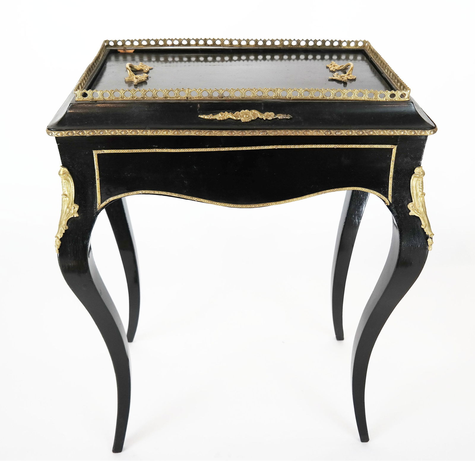 Ebonized Bronze Mounted Planter Table (1 of 8)