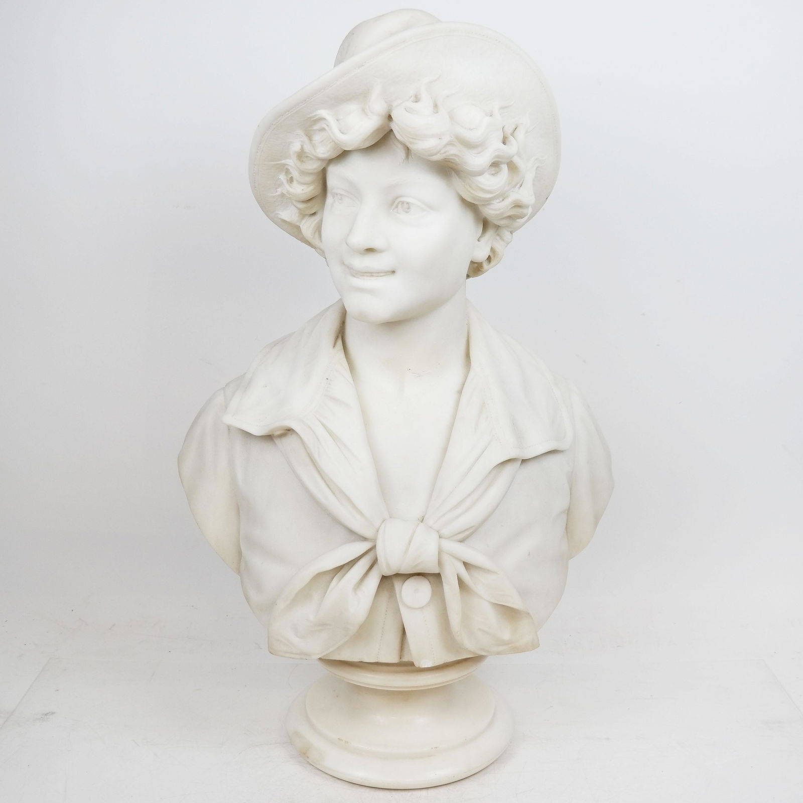 Marble Bust of Boy With Hat (1 of 11)