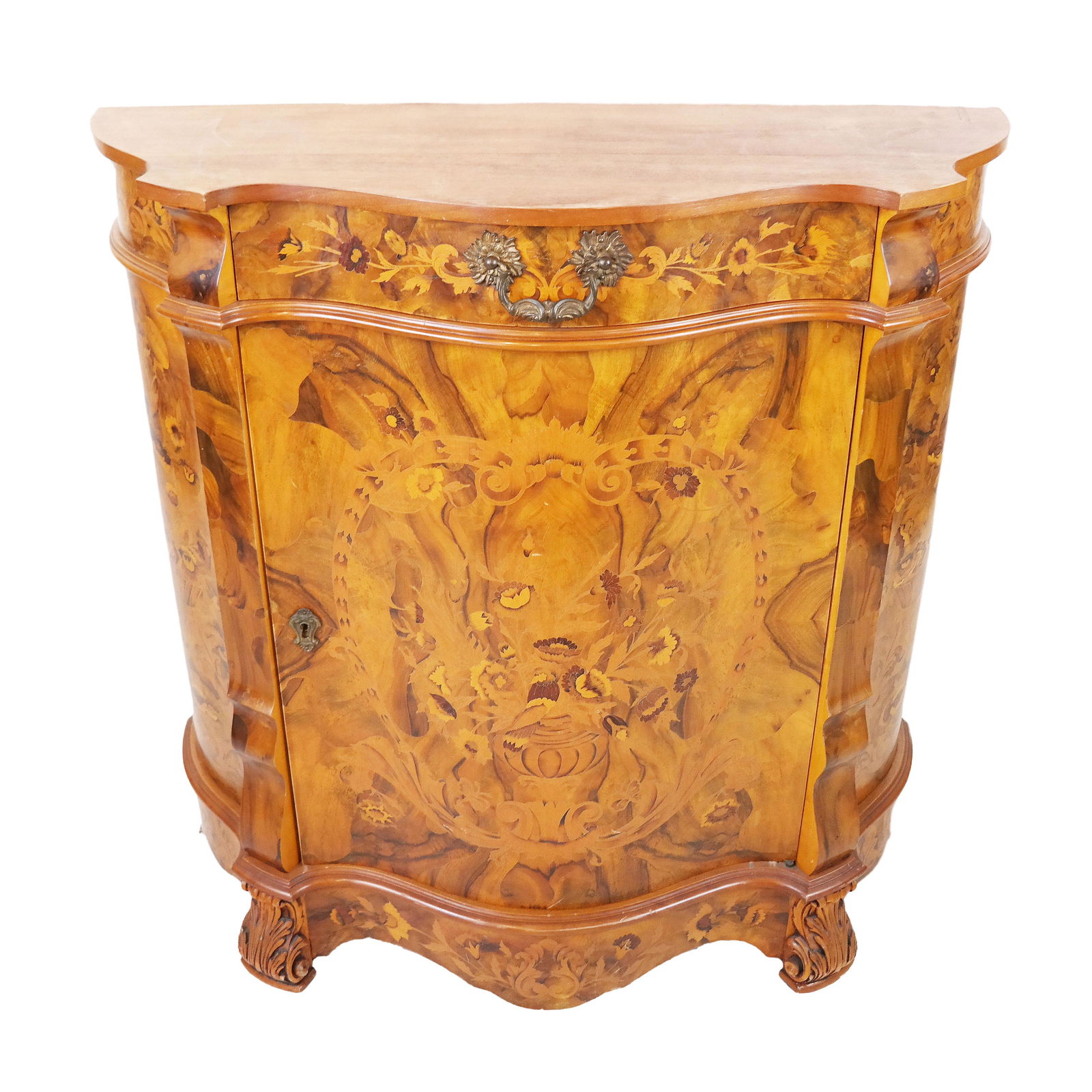 Inlaid Italian Serpentine Front Server (1 of 5)