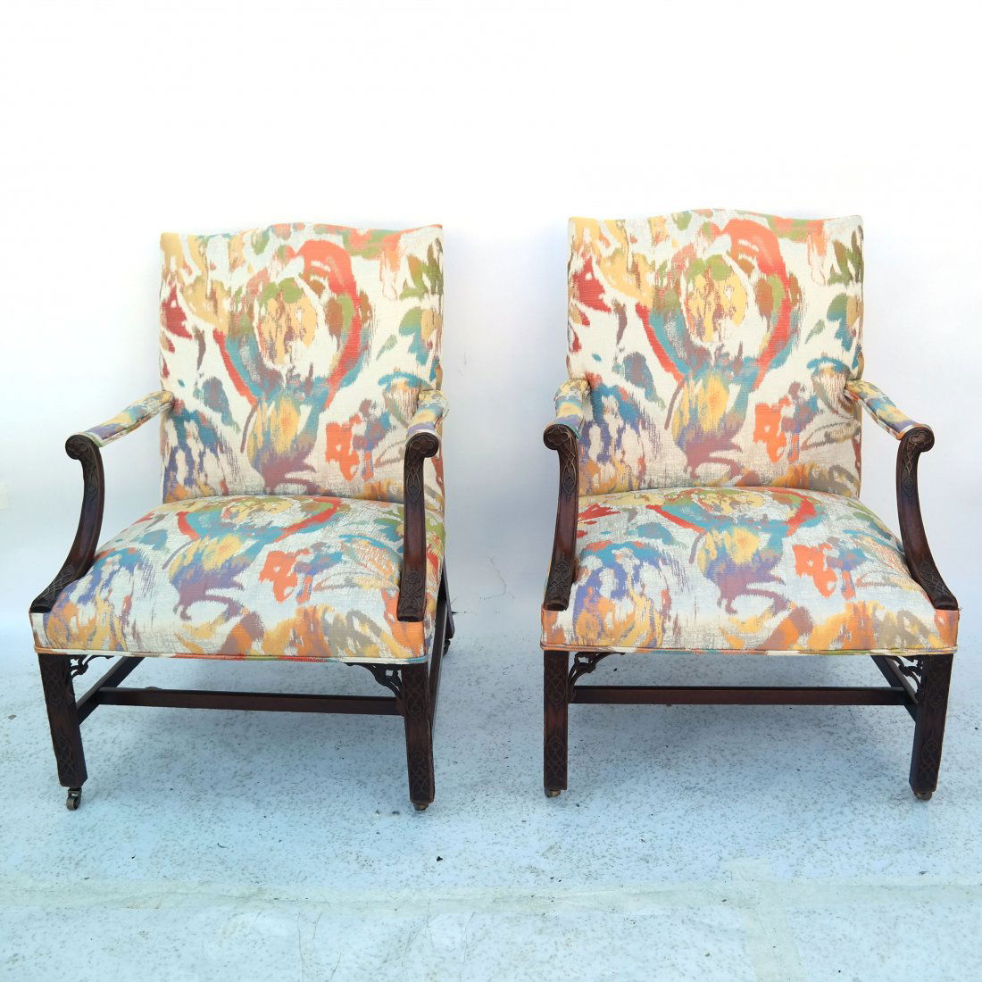 Pair George III Library Chairs (1 of 16)