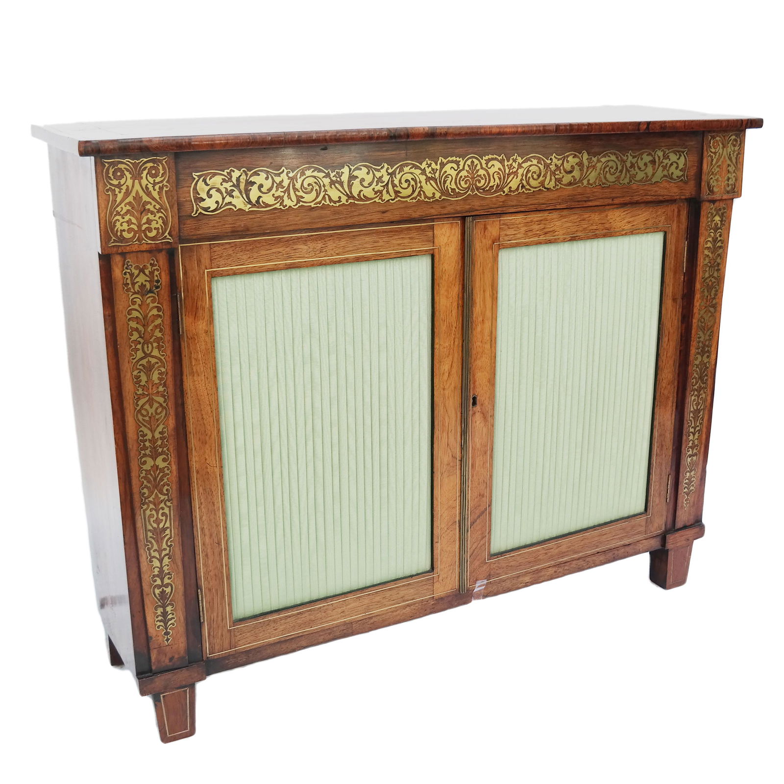 Regency Inlaid Rosewood Cabinet (1 of 9)