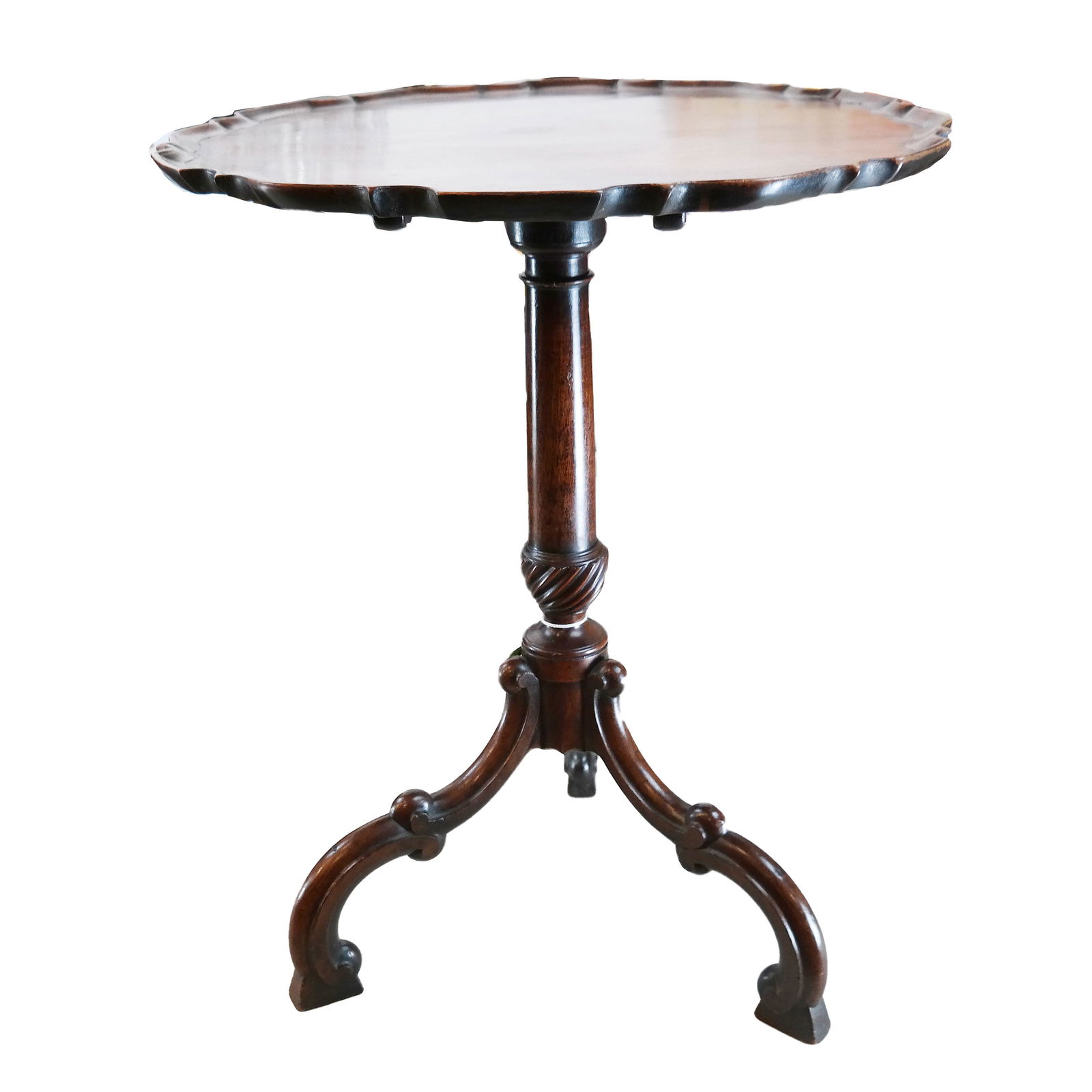 George III Mahogany Tilt-Top table (1 of 7)