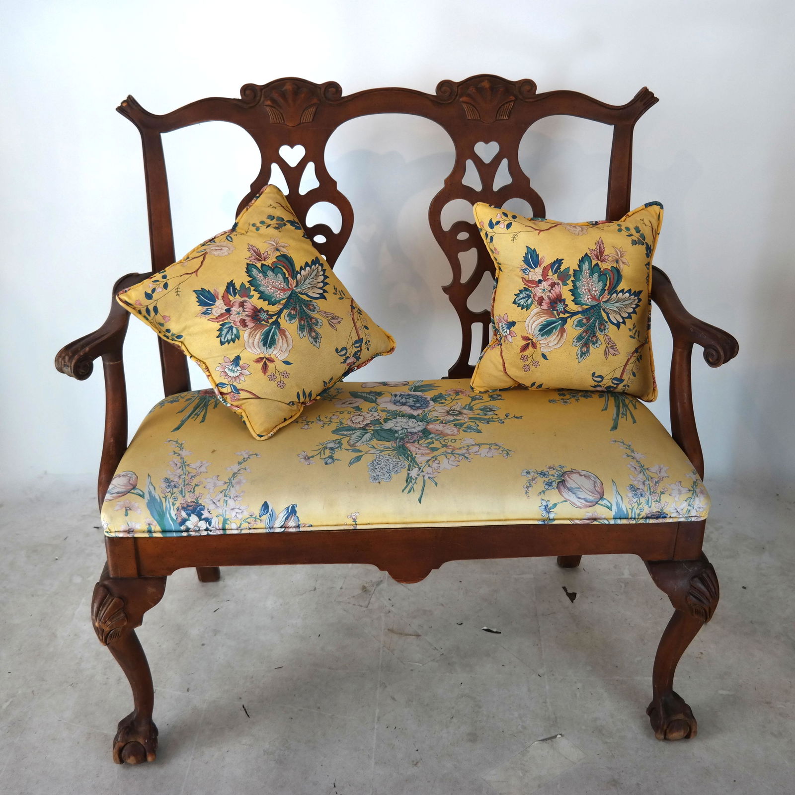 George III-Style Double Chair Back Settee (1 of 6)
