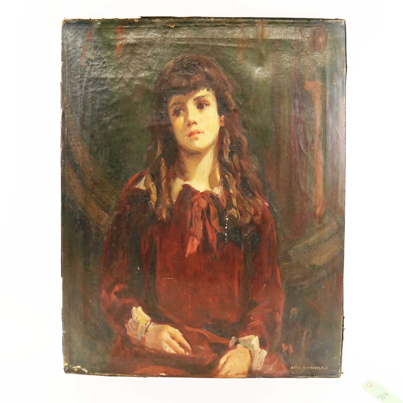 Arthur WOEFLE: "Dorothy" - Oil Painting (1 of 10)