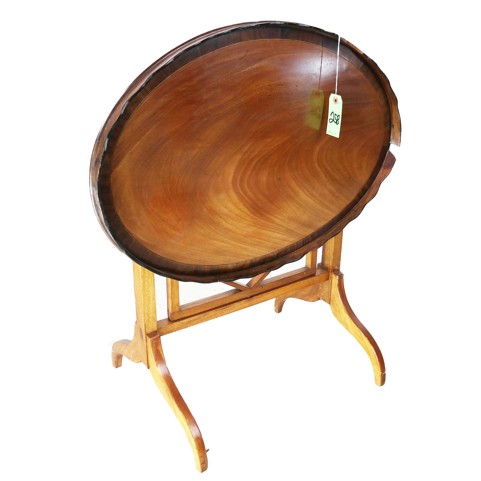 George III Inlaid Mahogany Tray Table (1 of 8)