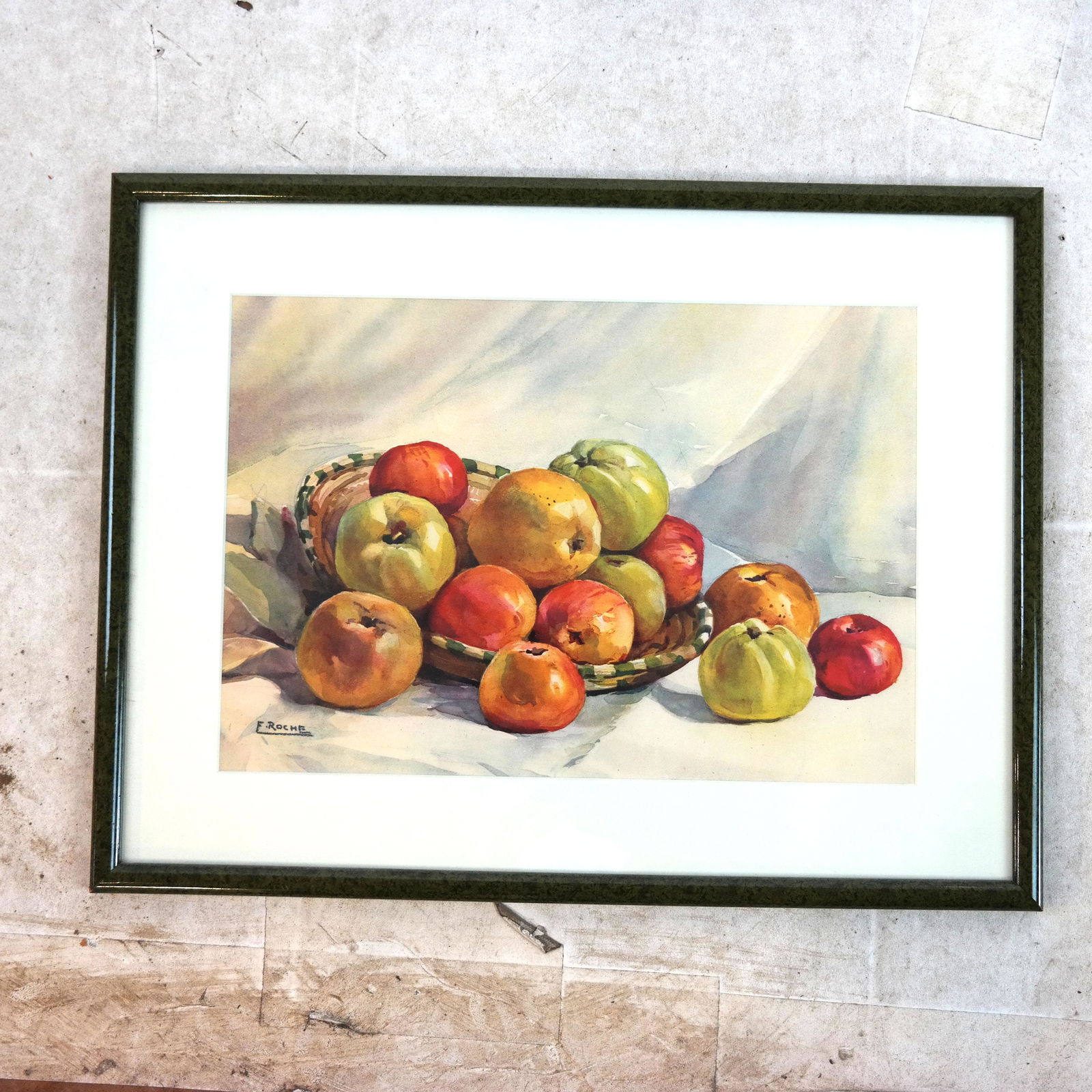 F. ROCHE: Still Life - Watercolor Painting (1 of 5)