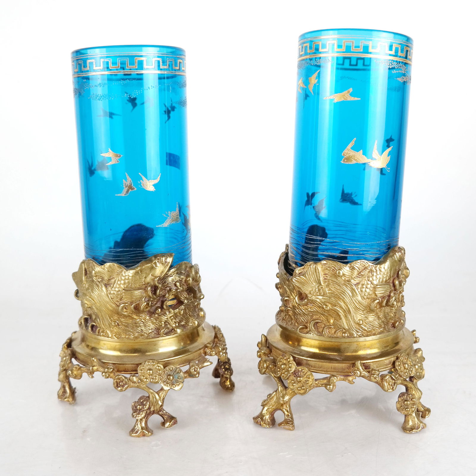 Pair of Baccarat Glass Vases (1 of 6)