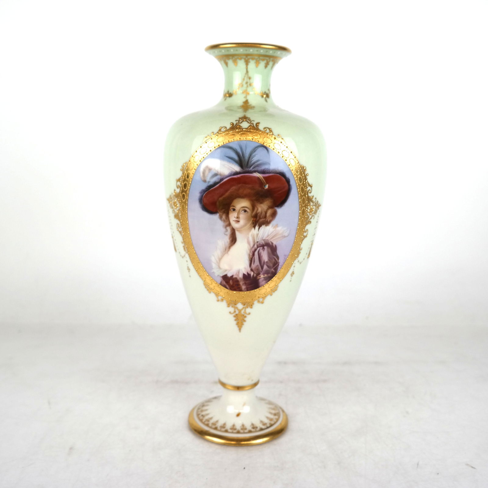 Highly Decorated Lenox Porcelain Vase (1 of 8)