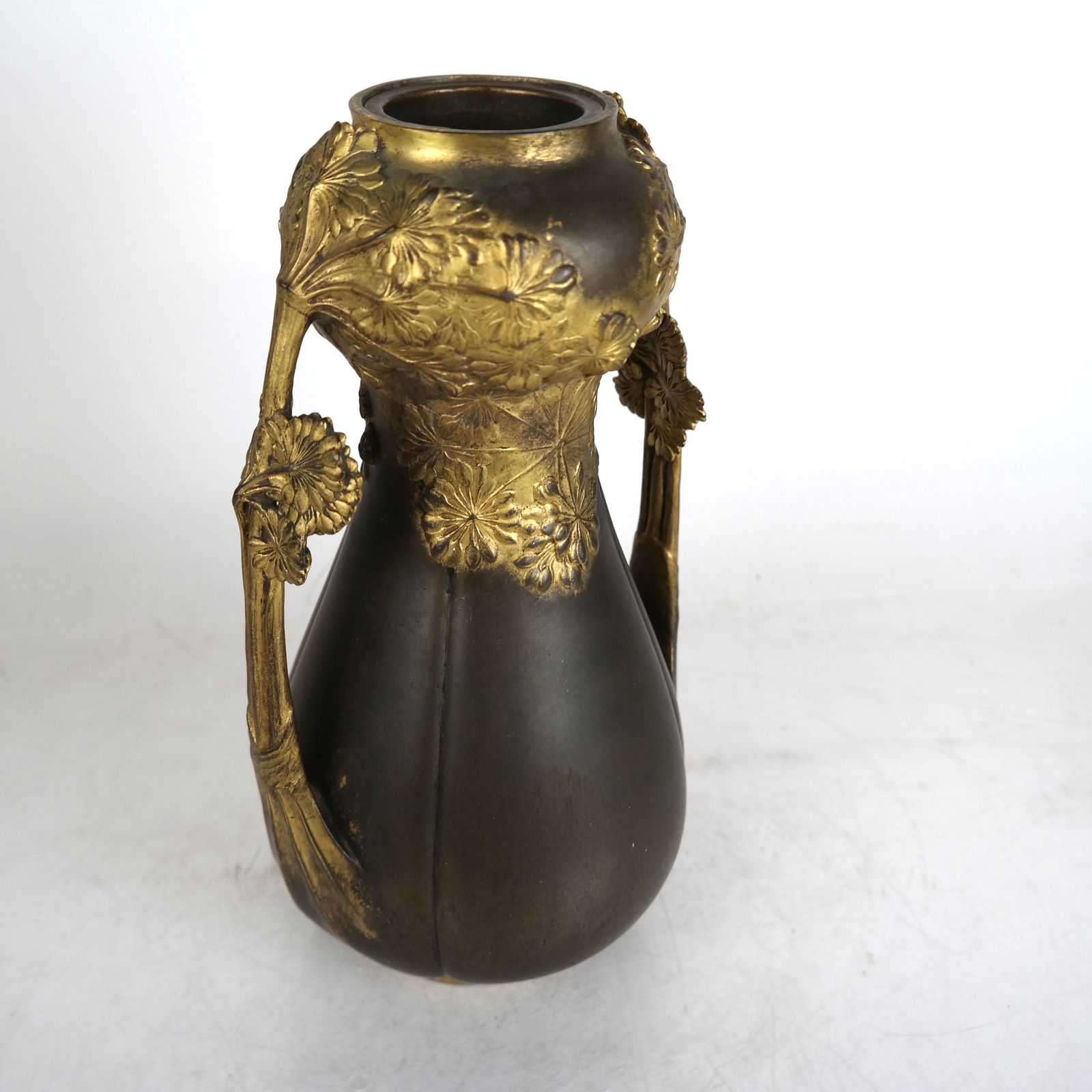 Art Nouveau Signed Bronze Vase (1 of 7)