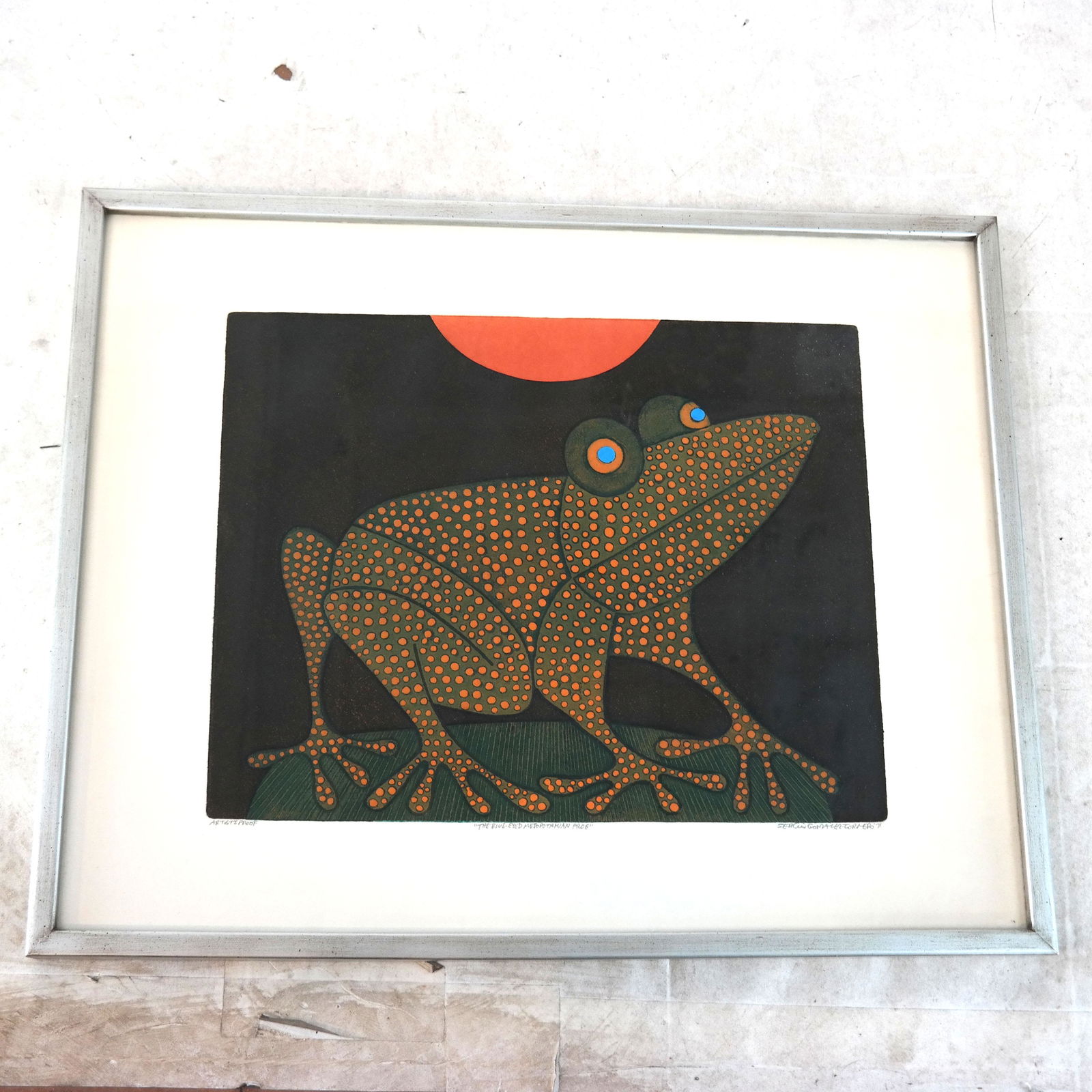 S.G. TORNERO: "Blue-Eyed...Frog" - Print (1 of 10)