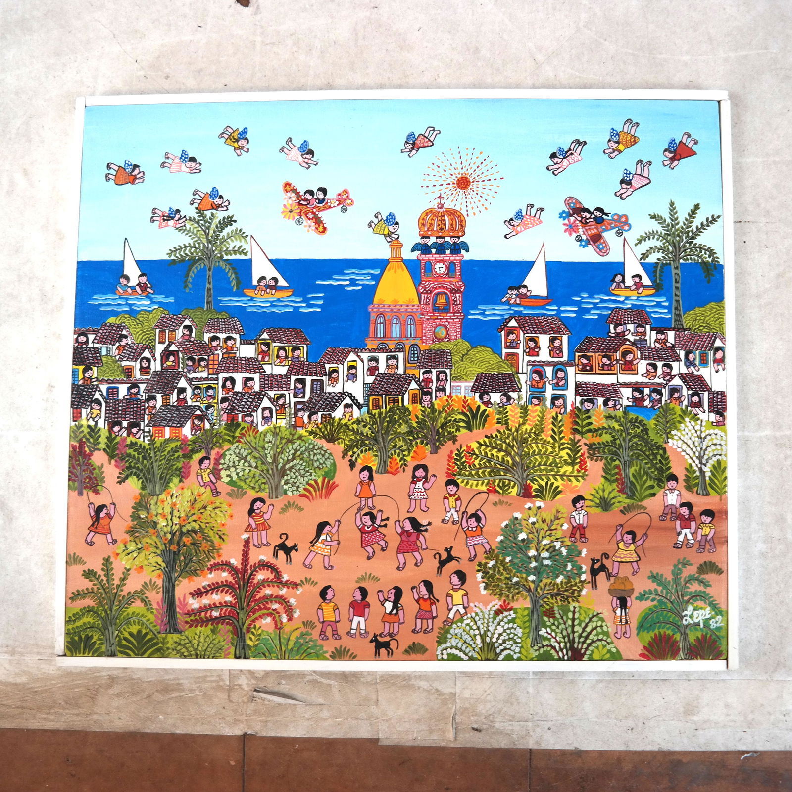 Manuel Lepe MACEDO: Happy Children - Acrylic (1 of 7)