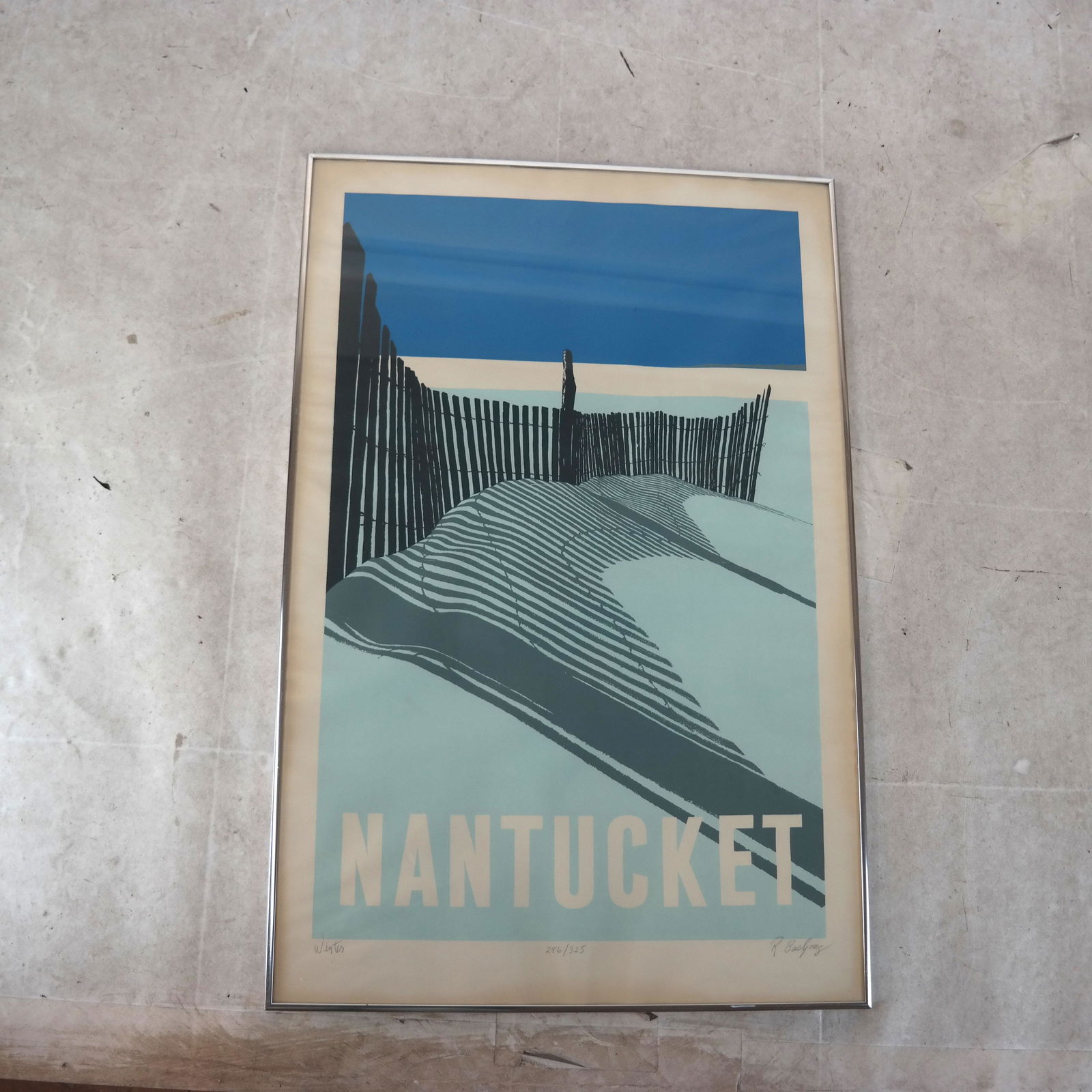 Robt BUSHONG: Nantucket "Winter" - Serigraph (1 of 6)