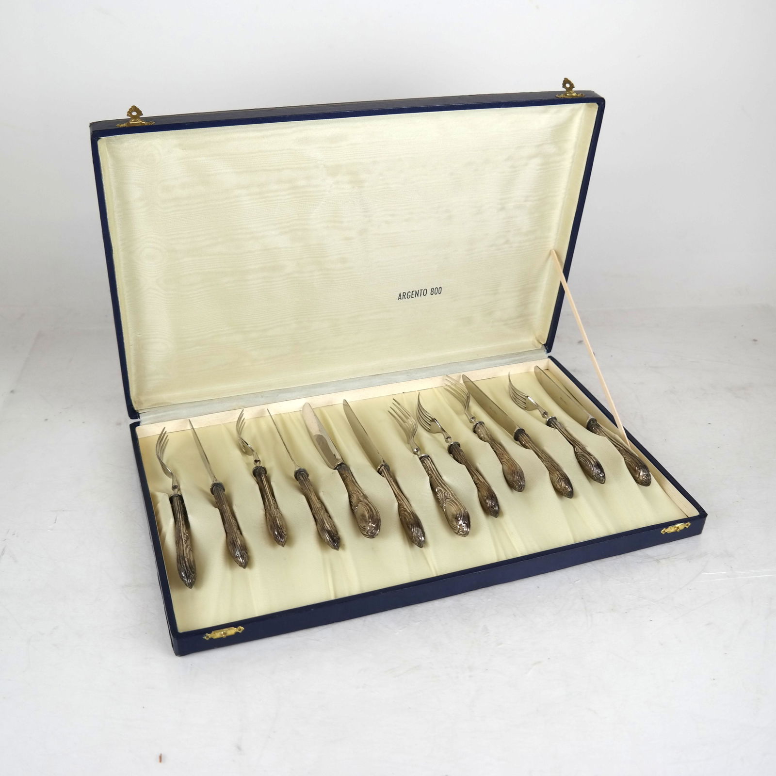 12-Pc. Italian .800 Silver Fish Set (1 of 7)