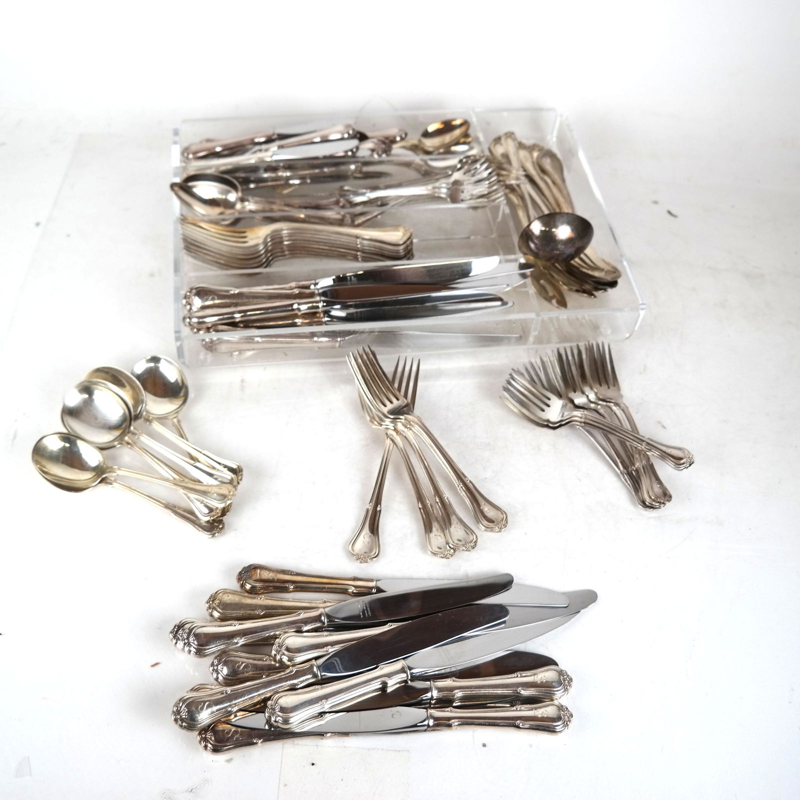 102-Pc. Gorham Sterling Silver Flatware Set (1 of 8)