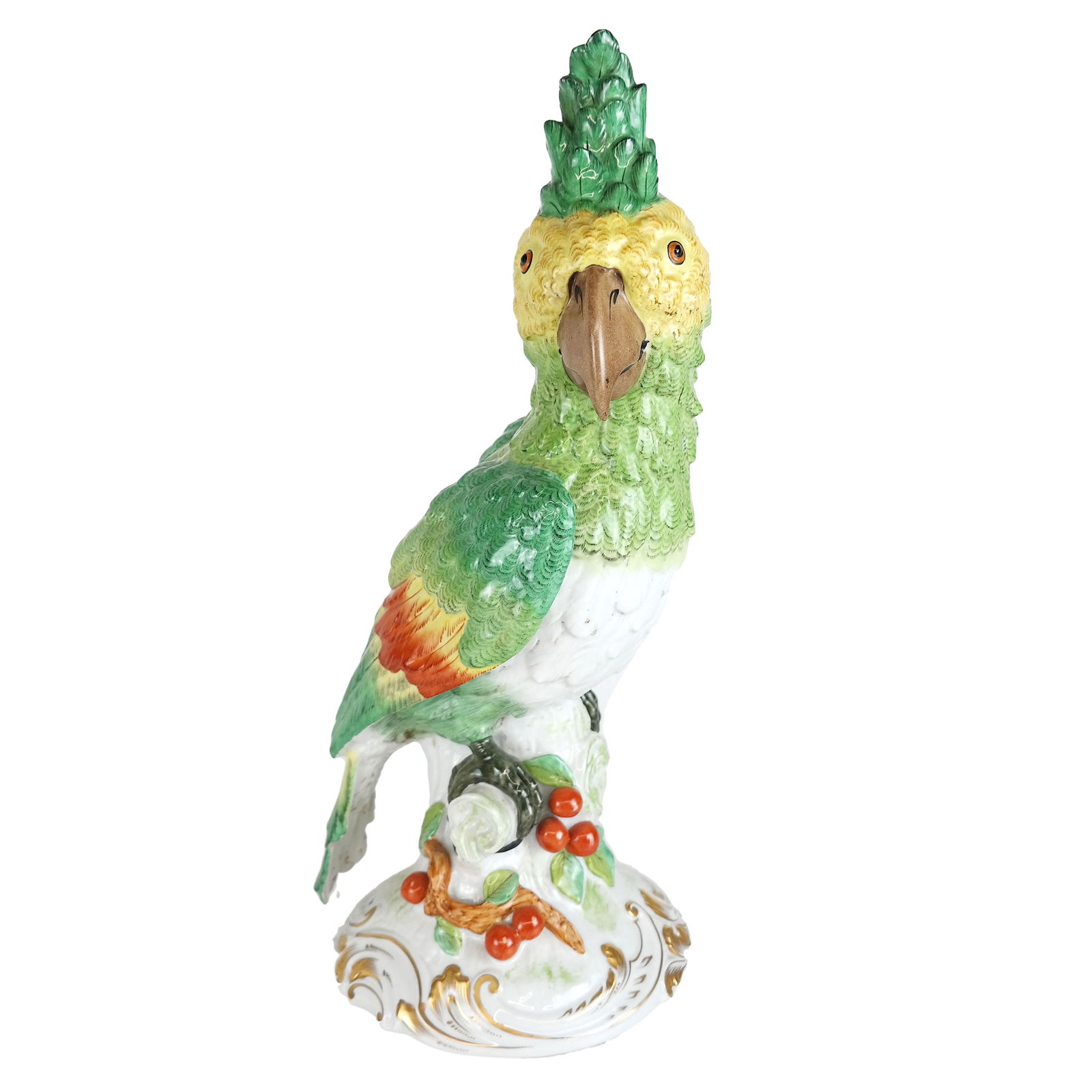 German Porcelain Decorated Parrot (1 of 8)