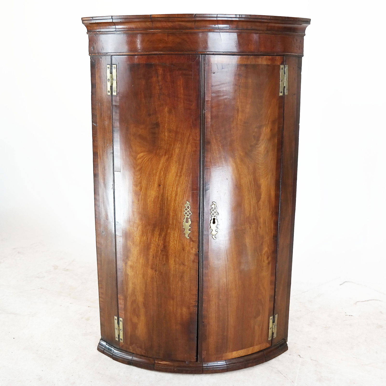 George III Hanging Corner Cabinet (1 of 6)