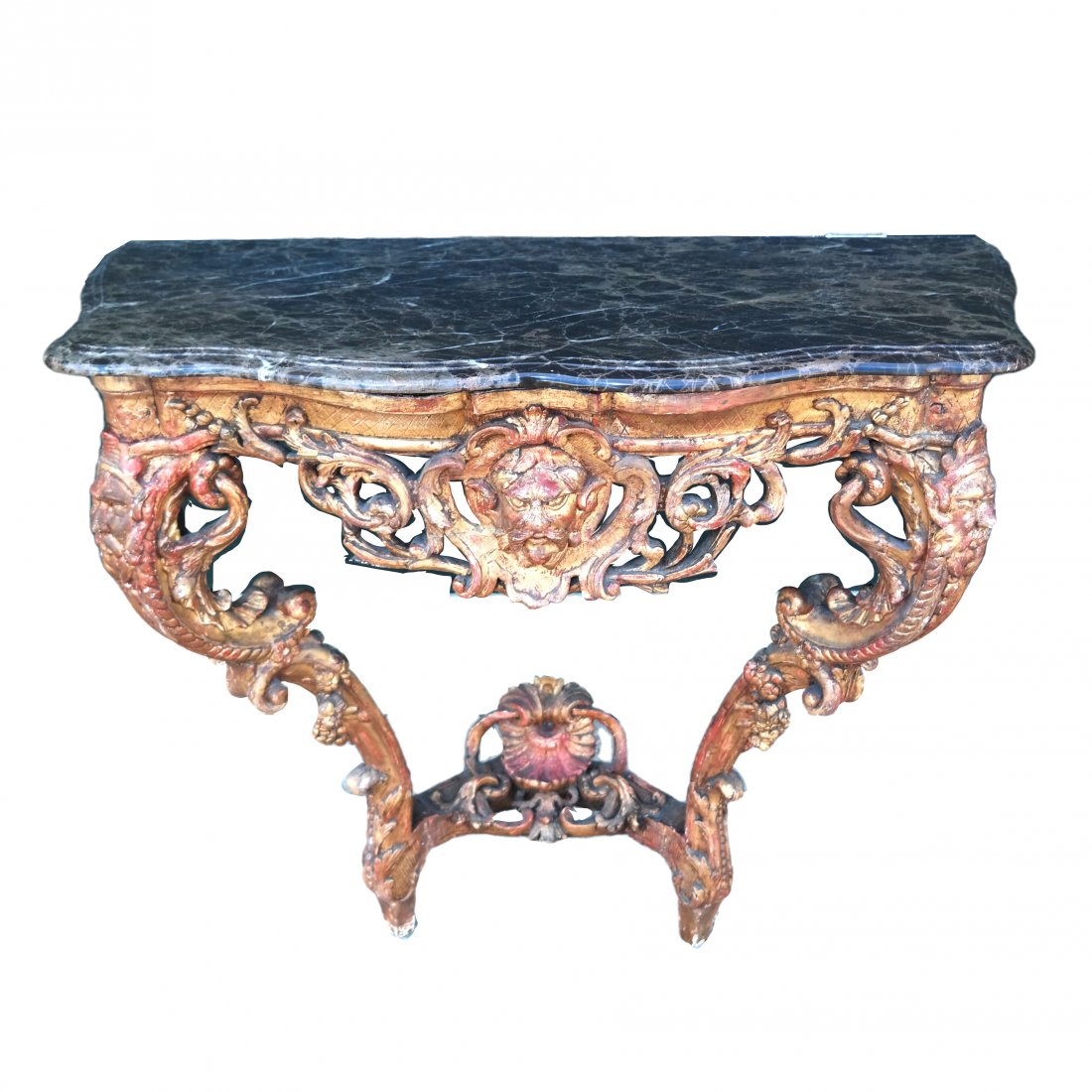 18th C. Carved Wood Wall Console (1 of 9)