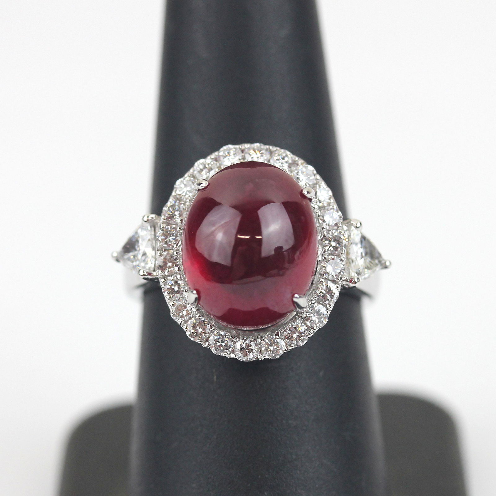 African Ruby Cabochon Ring (1 of 5)