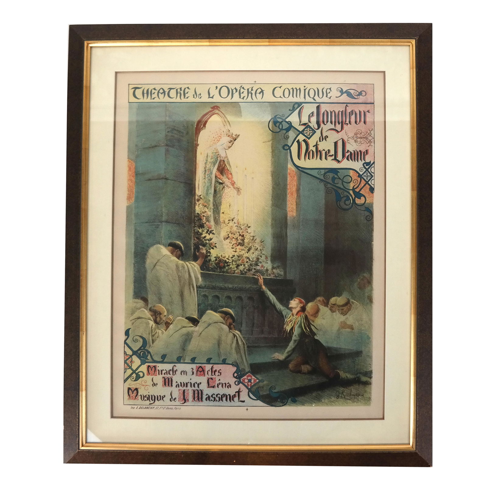 Geo. ROCHEGROSSE - Jongleur de Notre Dame - Litho (1 of 8)