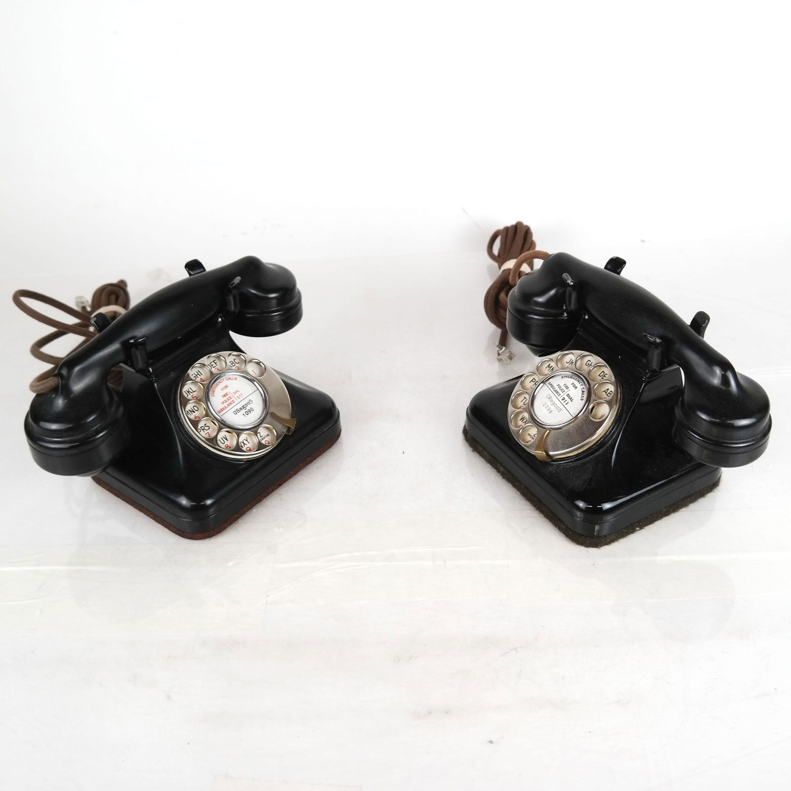 Two Black Rotary Phones (1 of 6)