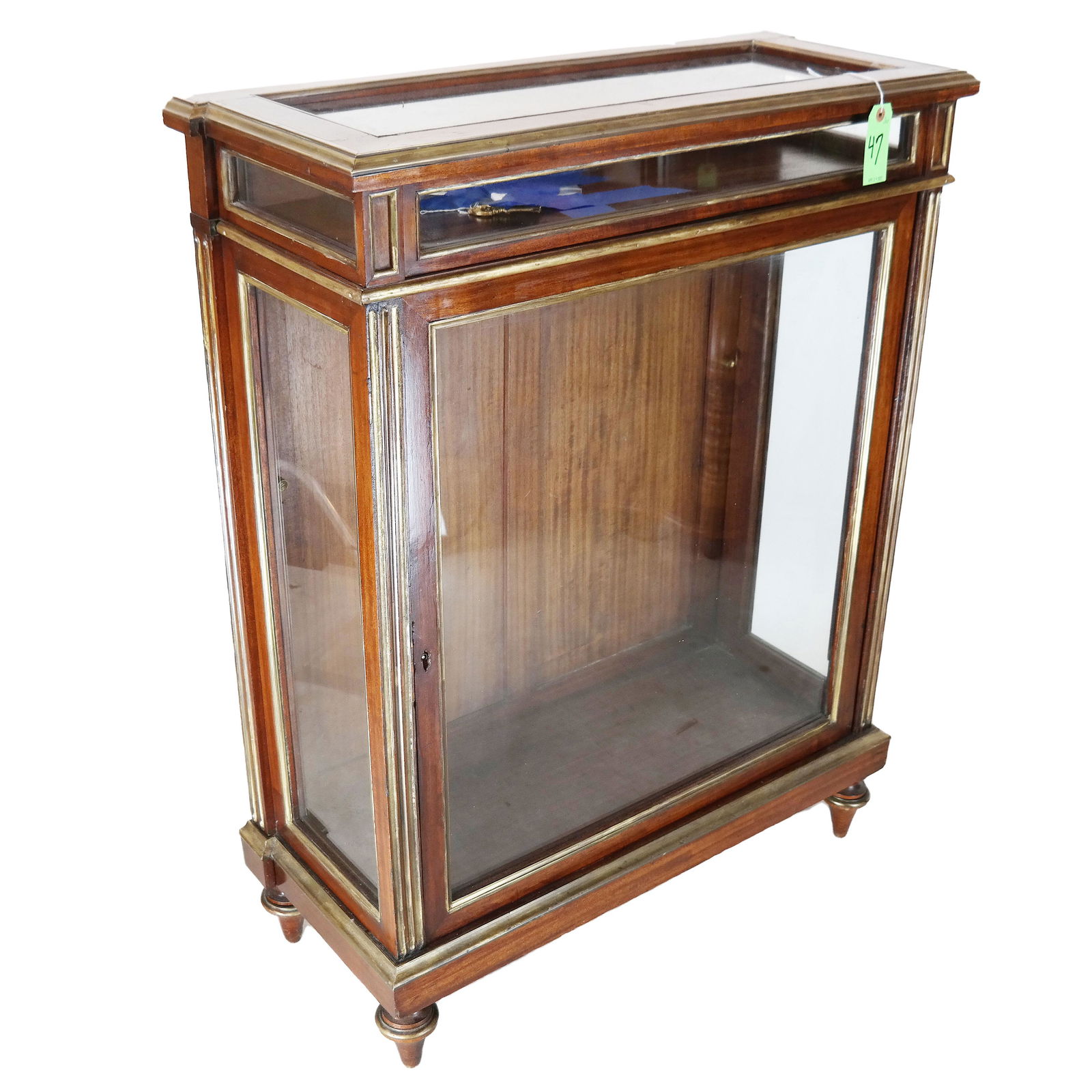 German Brass Mounted Vitrine Cabinet (1 of 11)