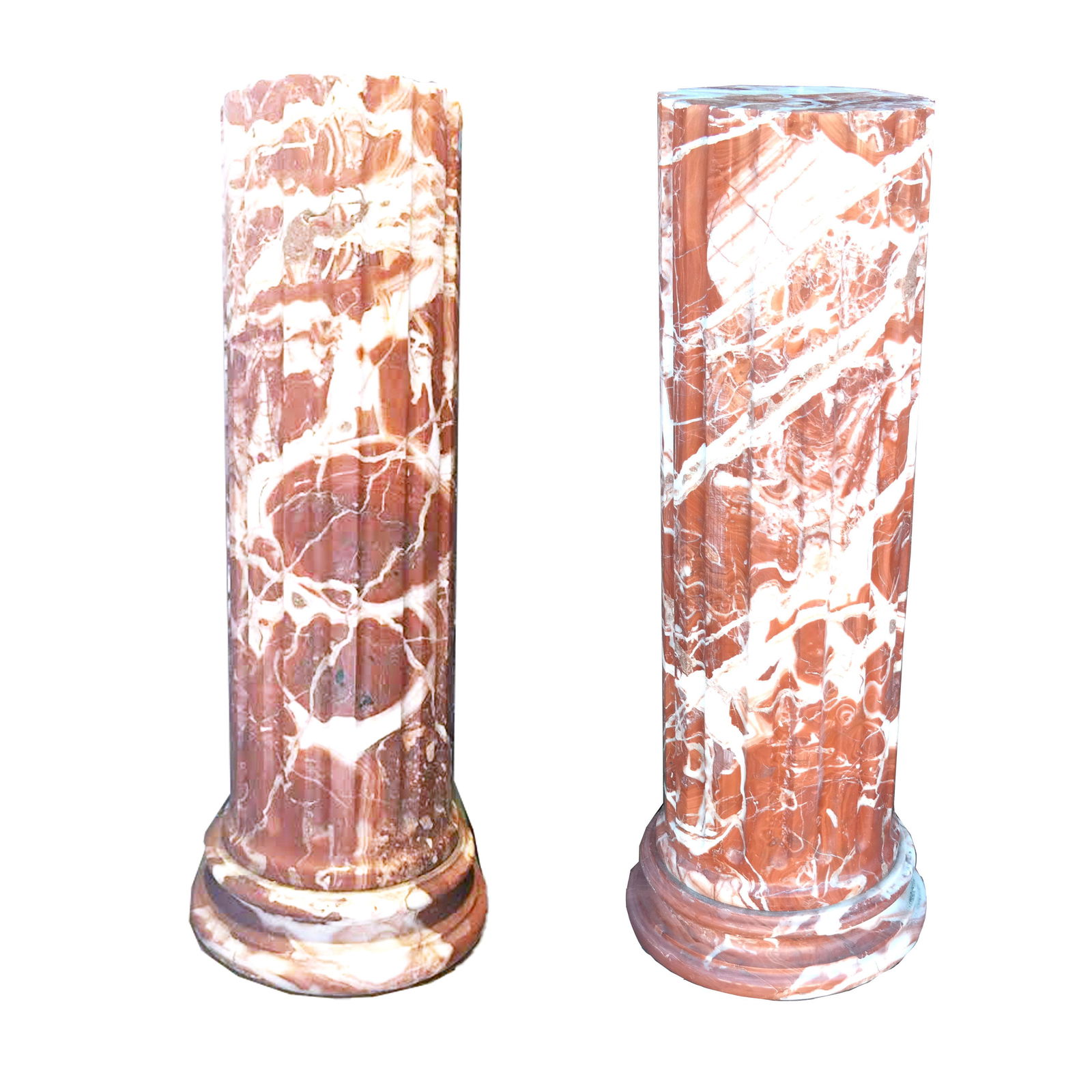 Pair of Continental Marble Pedestals (1 of 11)