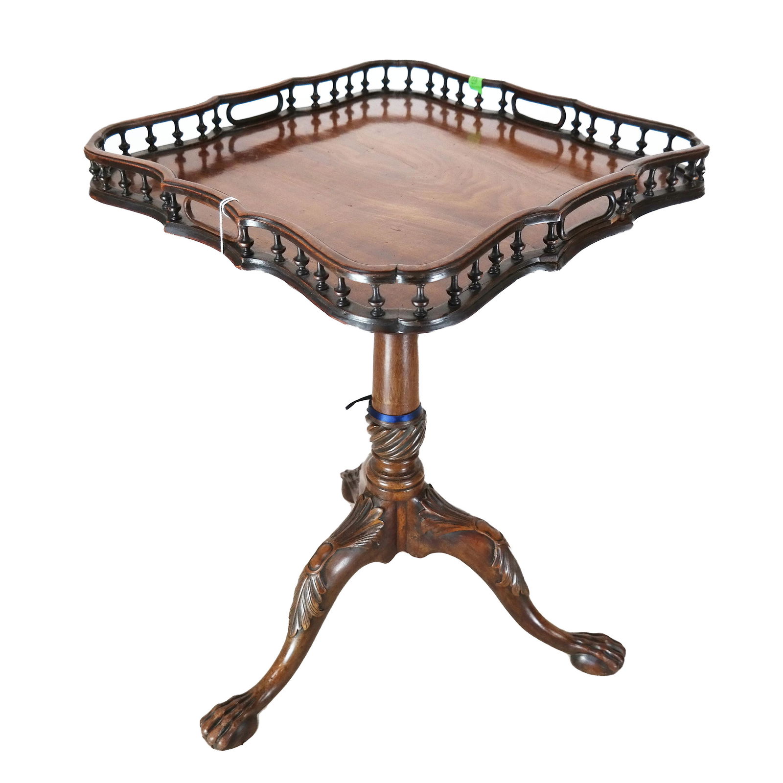 George III Mahogany Tilt-Top Tripod Table (1 of 8)