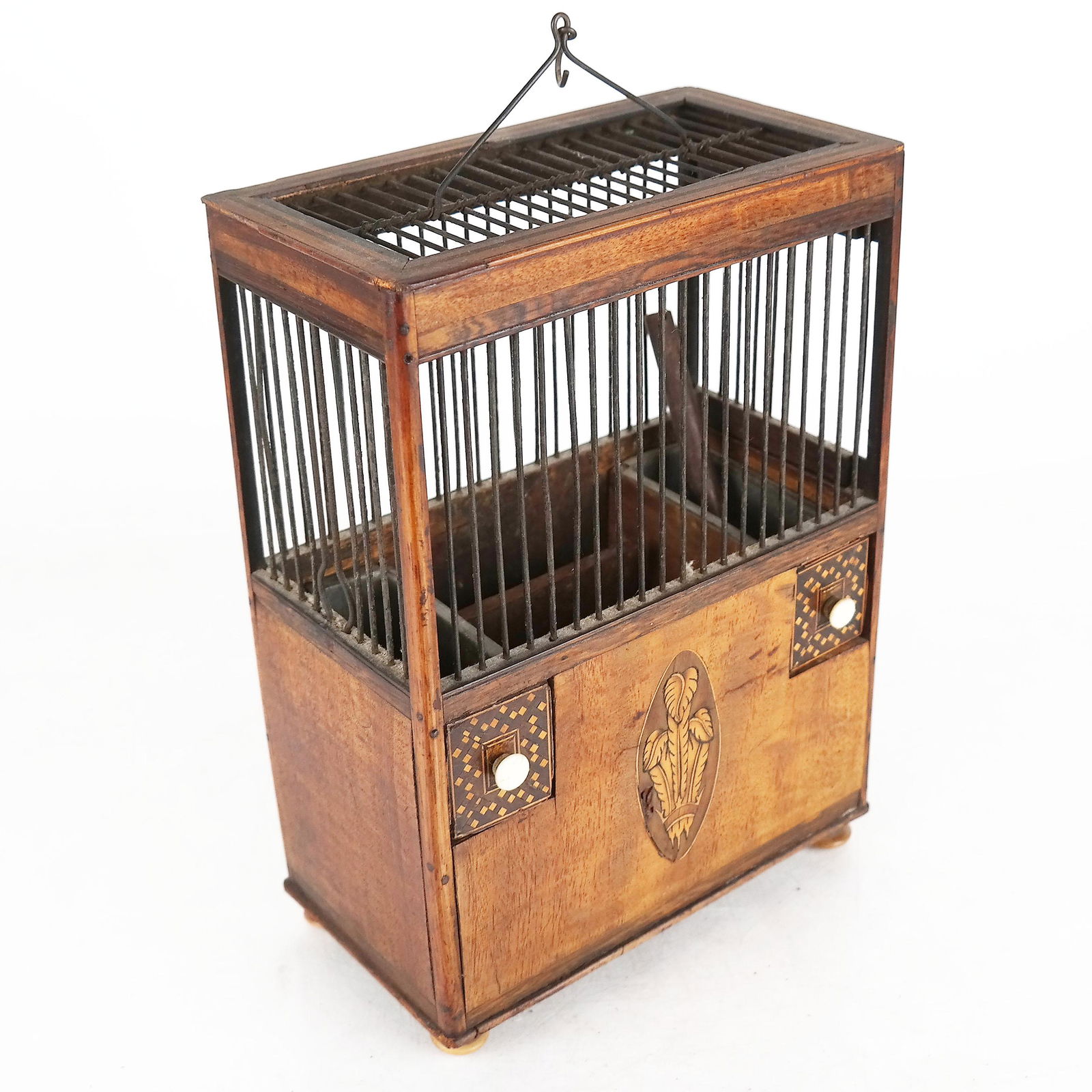 Rare George III Mahogany & Wire Bird Cage (1 of 6)