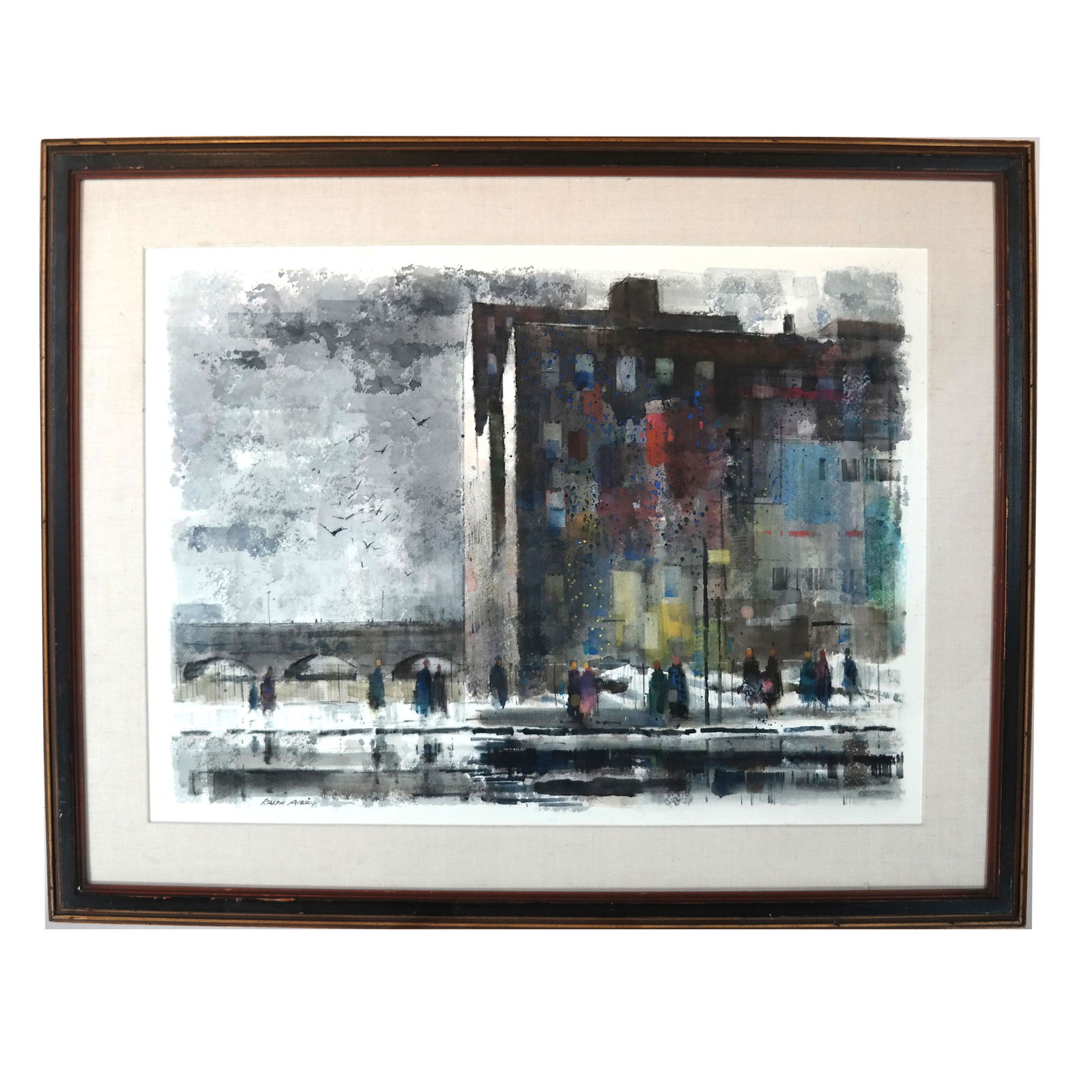 Ralph AVERY: City Scene - W/C Painting (1 of 6)
