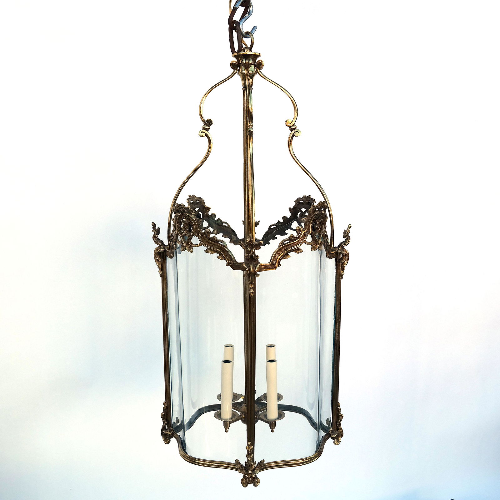 French Gilt Bronze Hall Lantern (1 of 8)