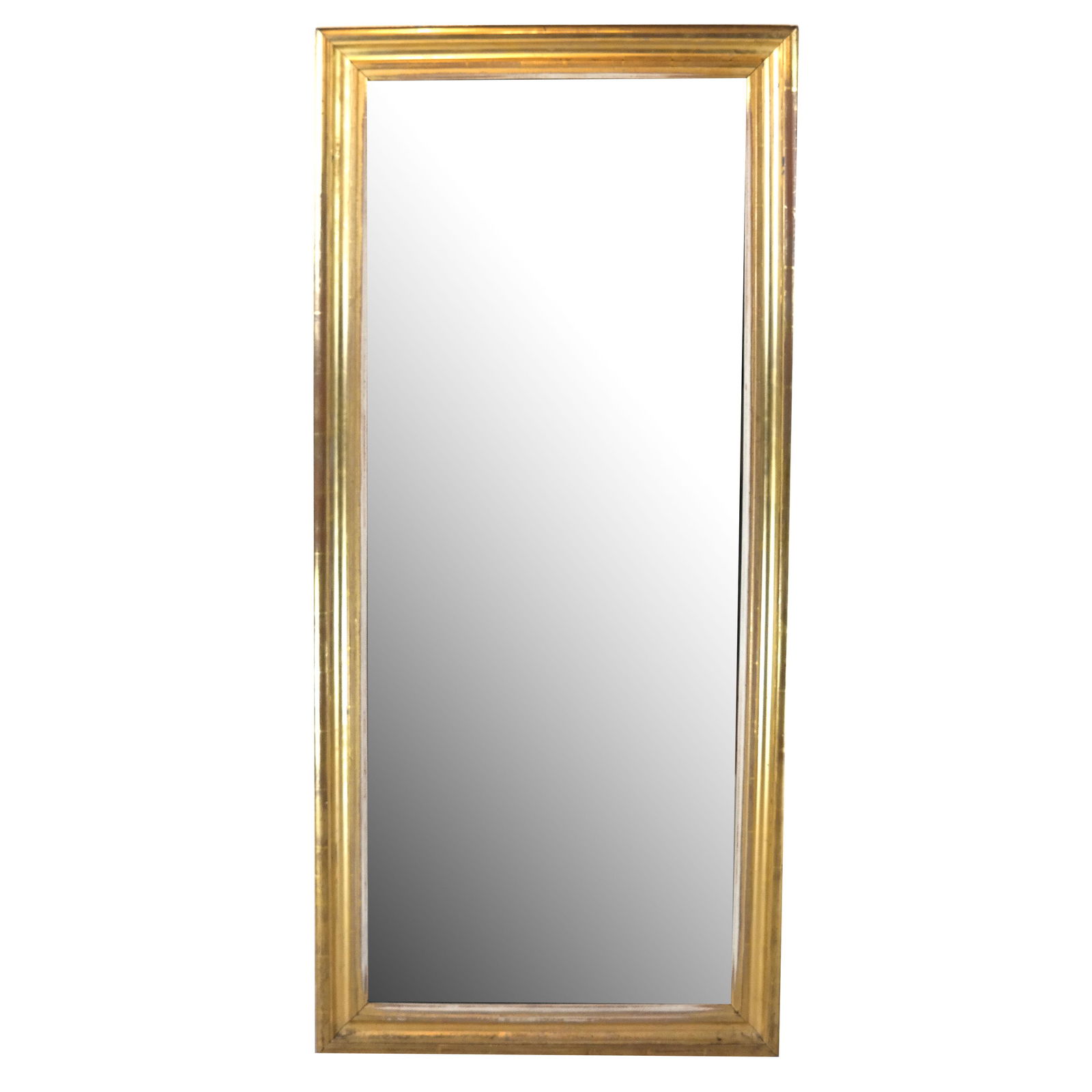 19th C. American Gilt Rectangular Mirror (1 of 7)