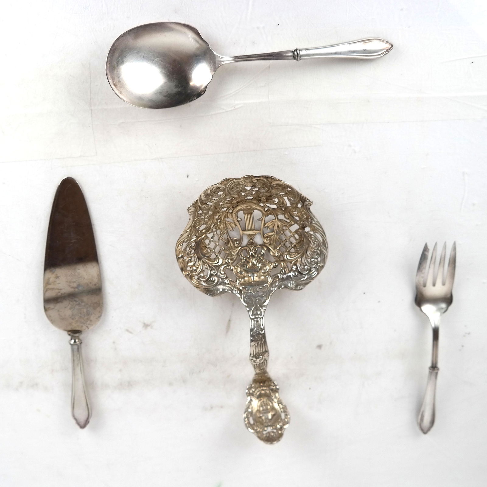Sterling Silver Bon Bon Spoon, 3-pc. Serving Set (1 of 6)