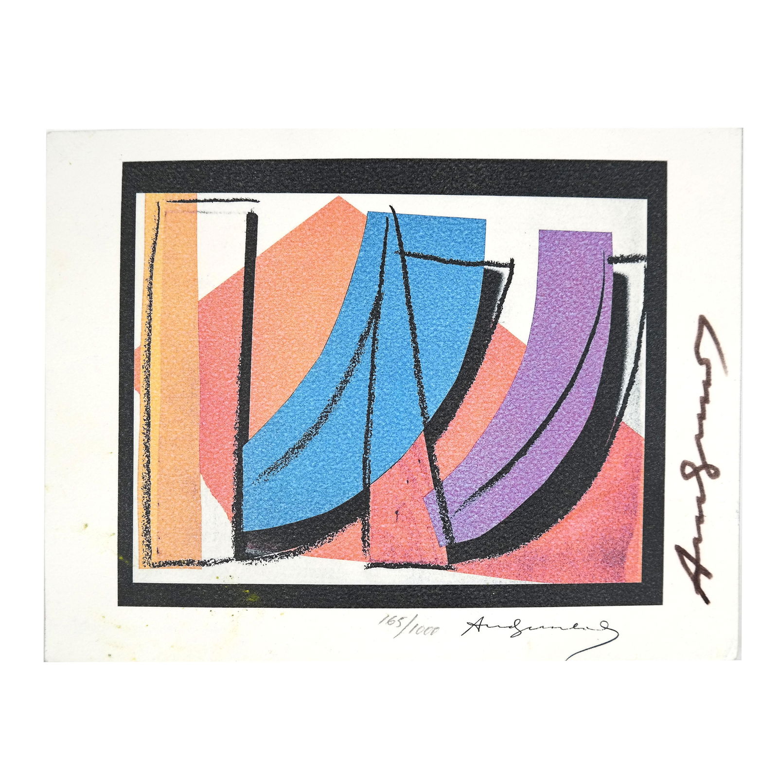 Andy WARHOL: Screenprint Card (1 of 7)