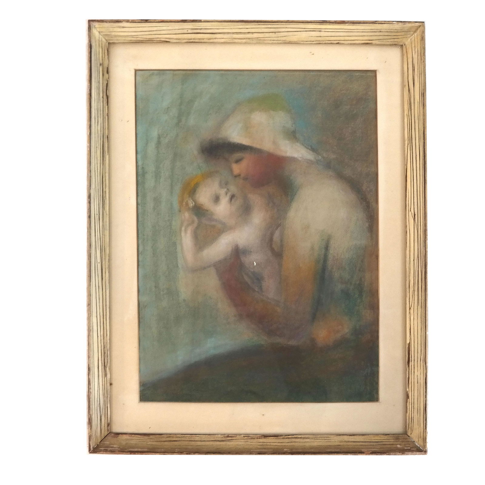 Woman & Infant - Colored Chalk Painting (1 of 5)