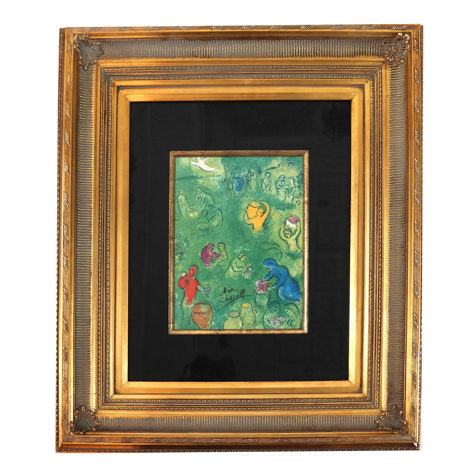 Marc CHAGALL: Figures in Green - Print (1 of 6)