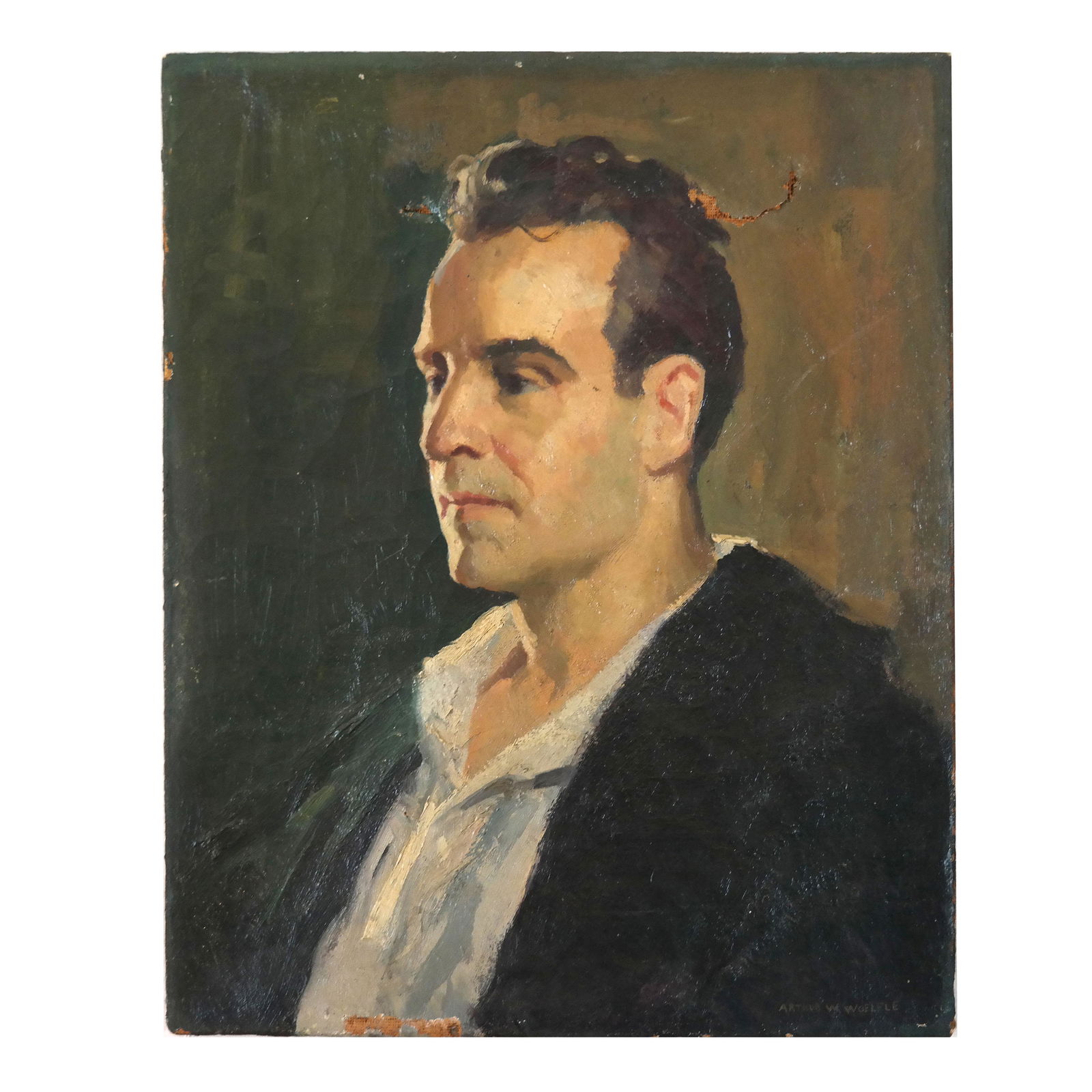 Arthur W. WOELFLE: Study of Man - Painting (1 of 6)