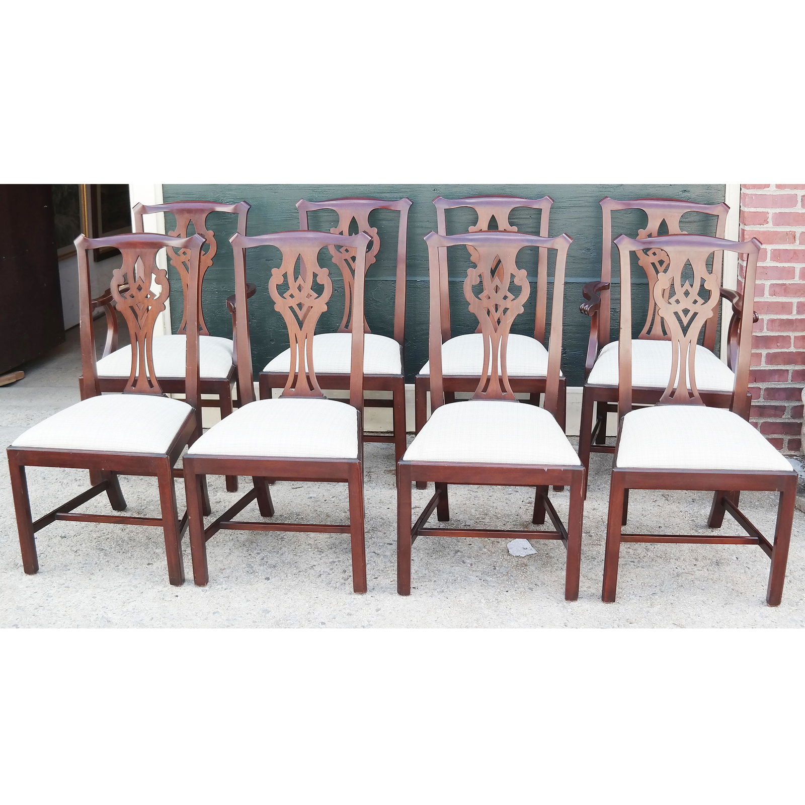 Set of 8 Henkel Harris Dining Chairs (1 of 12)