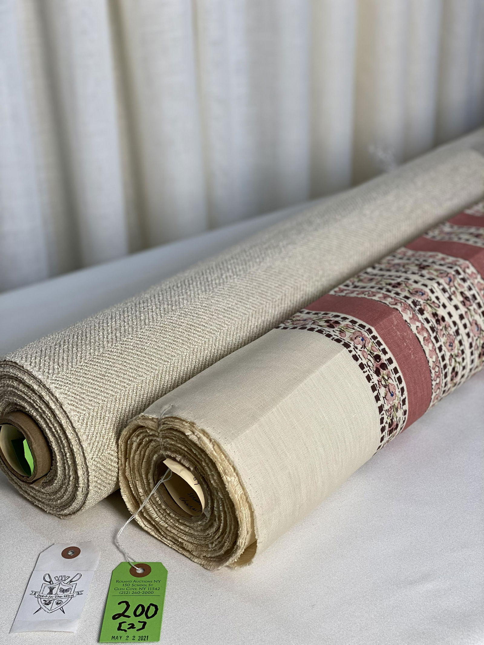 Robert Kime Linen Print and FRET Fabrics (1 of 5)