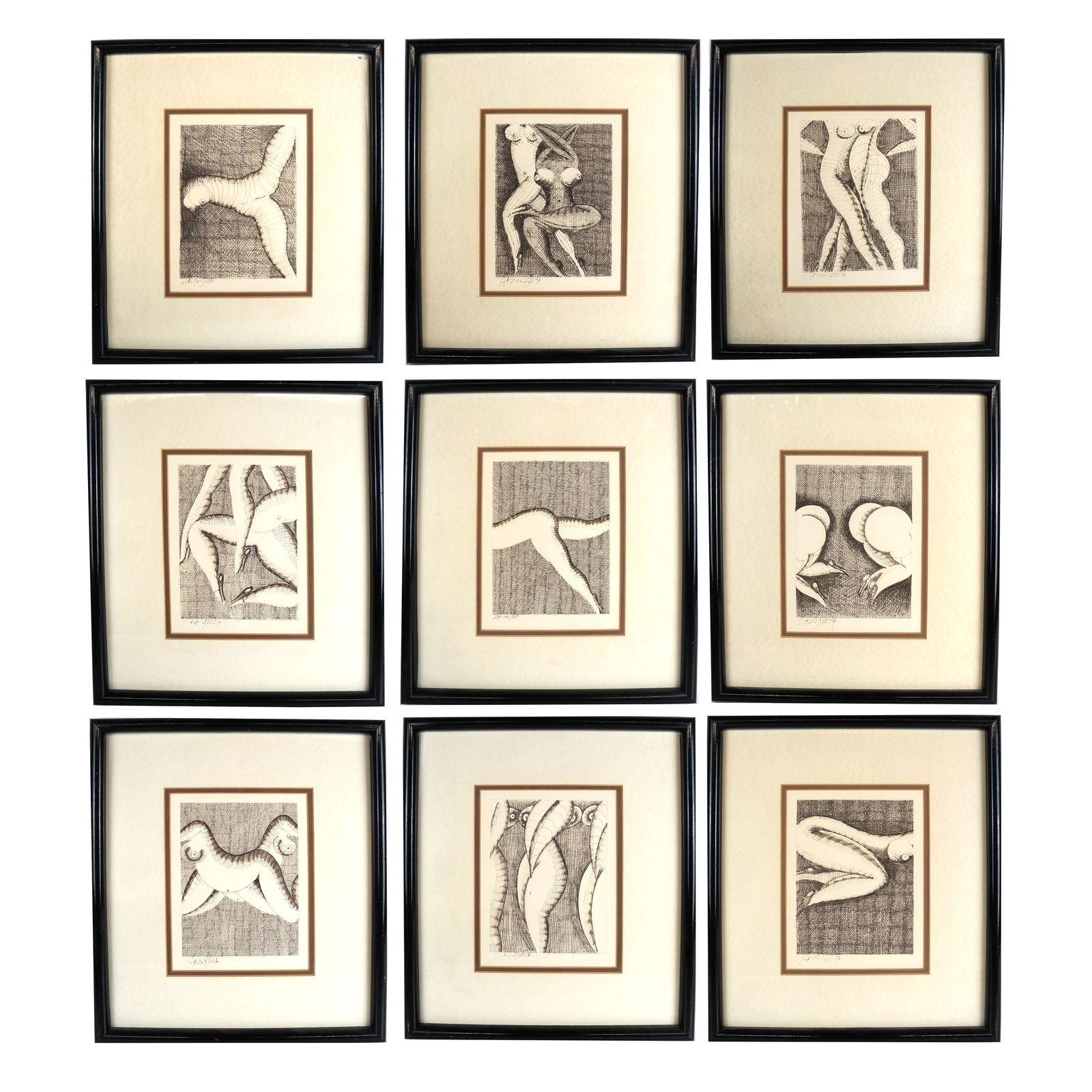 KOENIGSTEIN: Set of 9 Framed Prints (1 of 20)