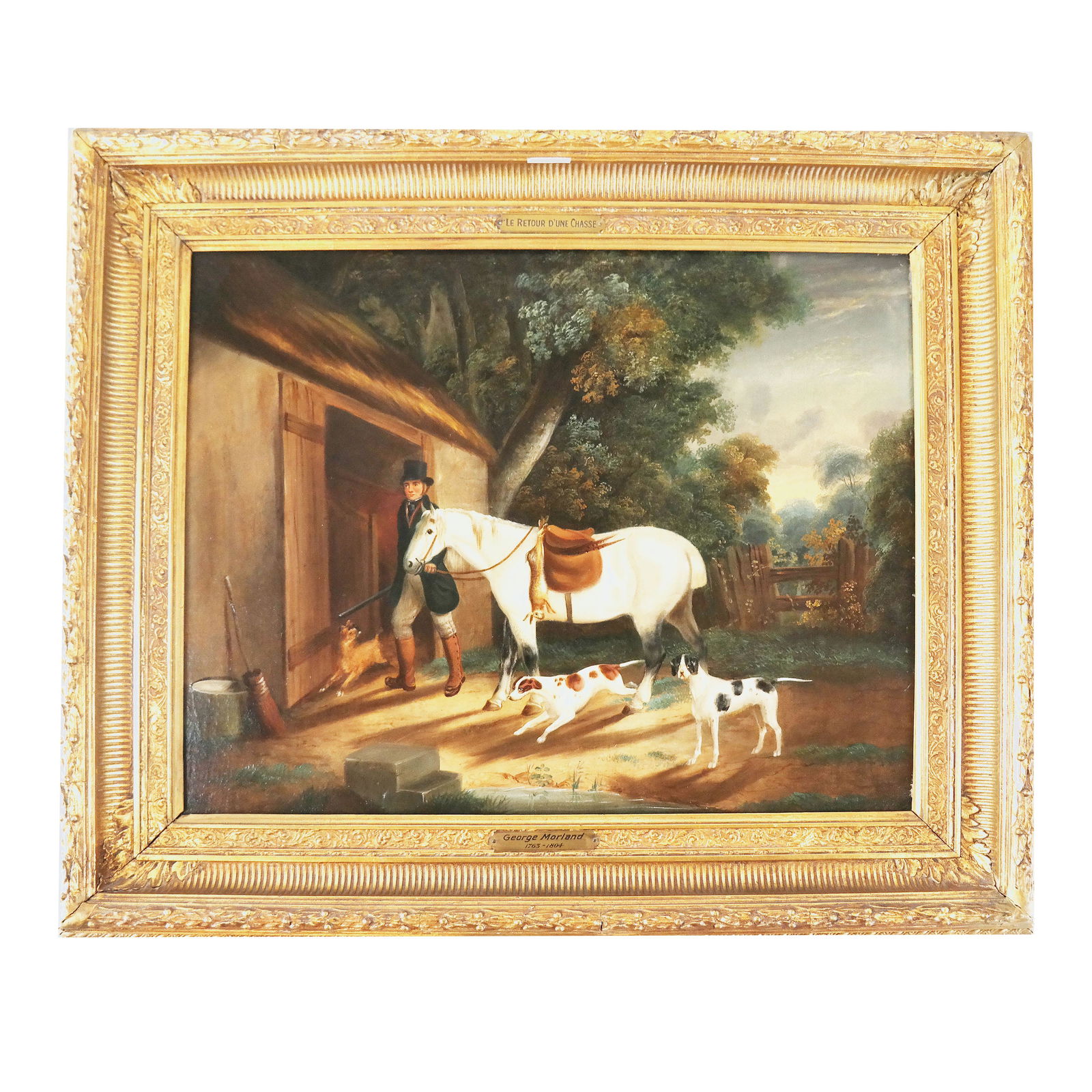 George MORLAND: "After the Hunt" - Painting (1 of 6)