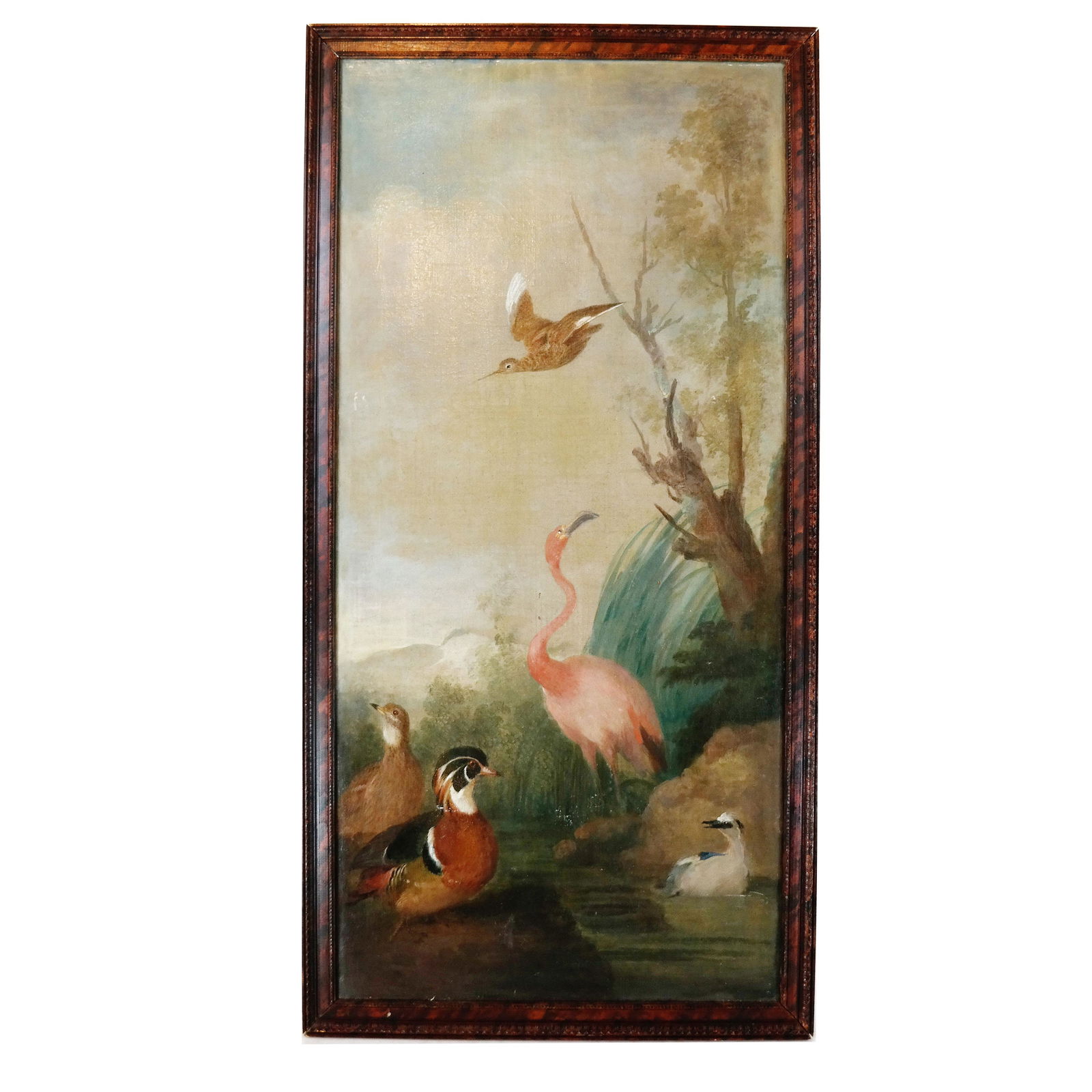 Flamingo & Other Birds - Oil Painting (1 of 7)