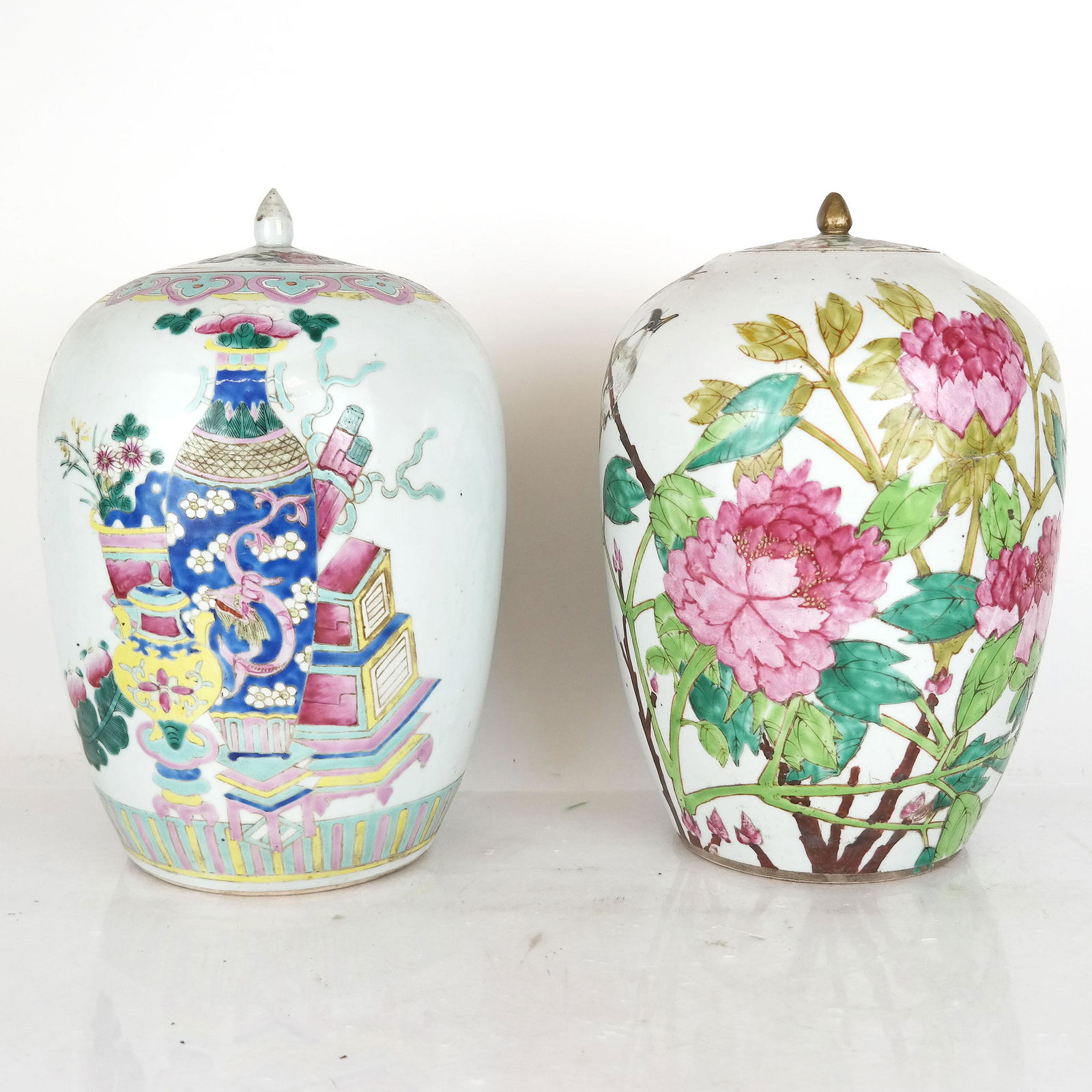 Two Chinese Porcelain Ginger Jars (1 of 9)