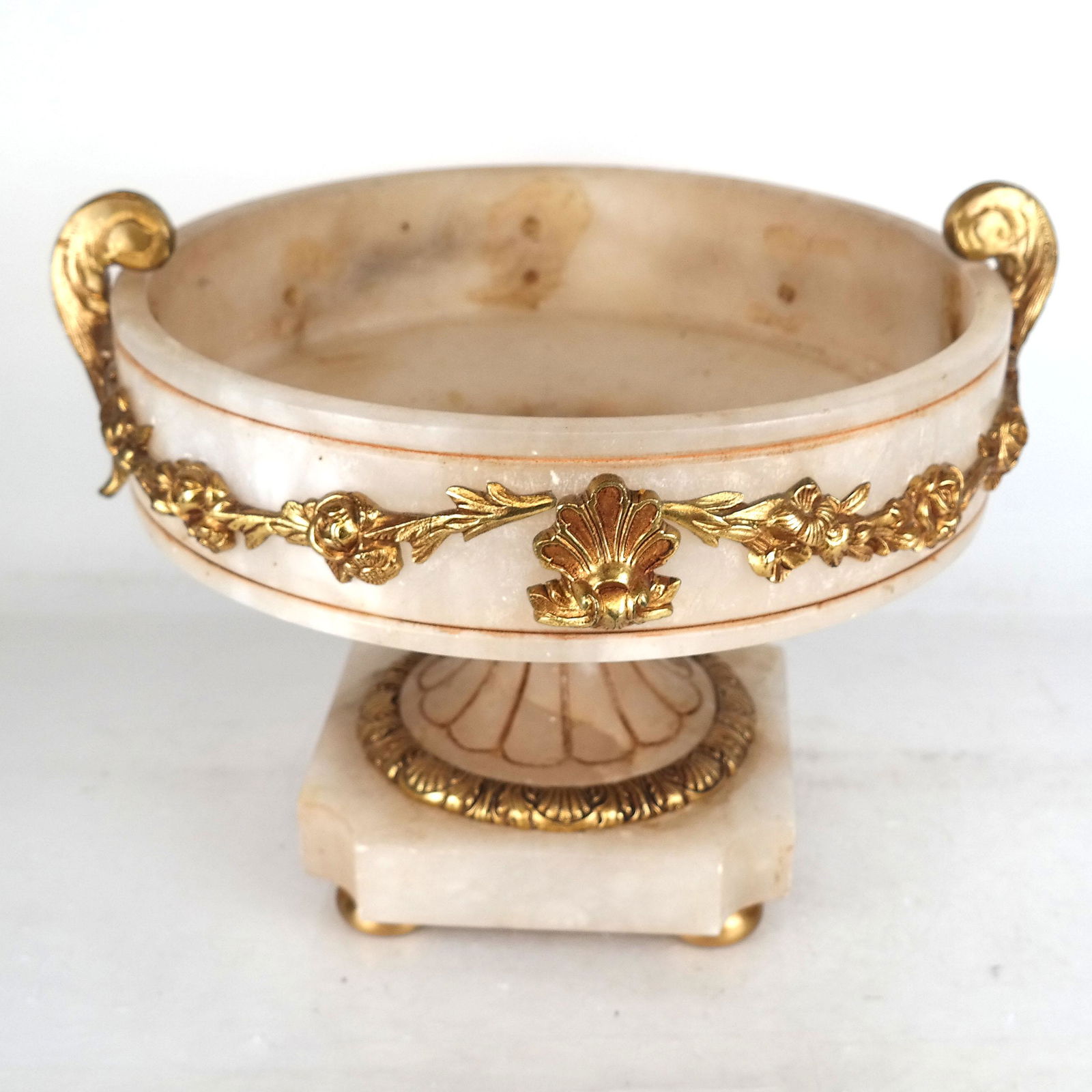 Neoclassical Alabaster Centerpiece (1 of 8)