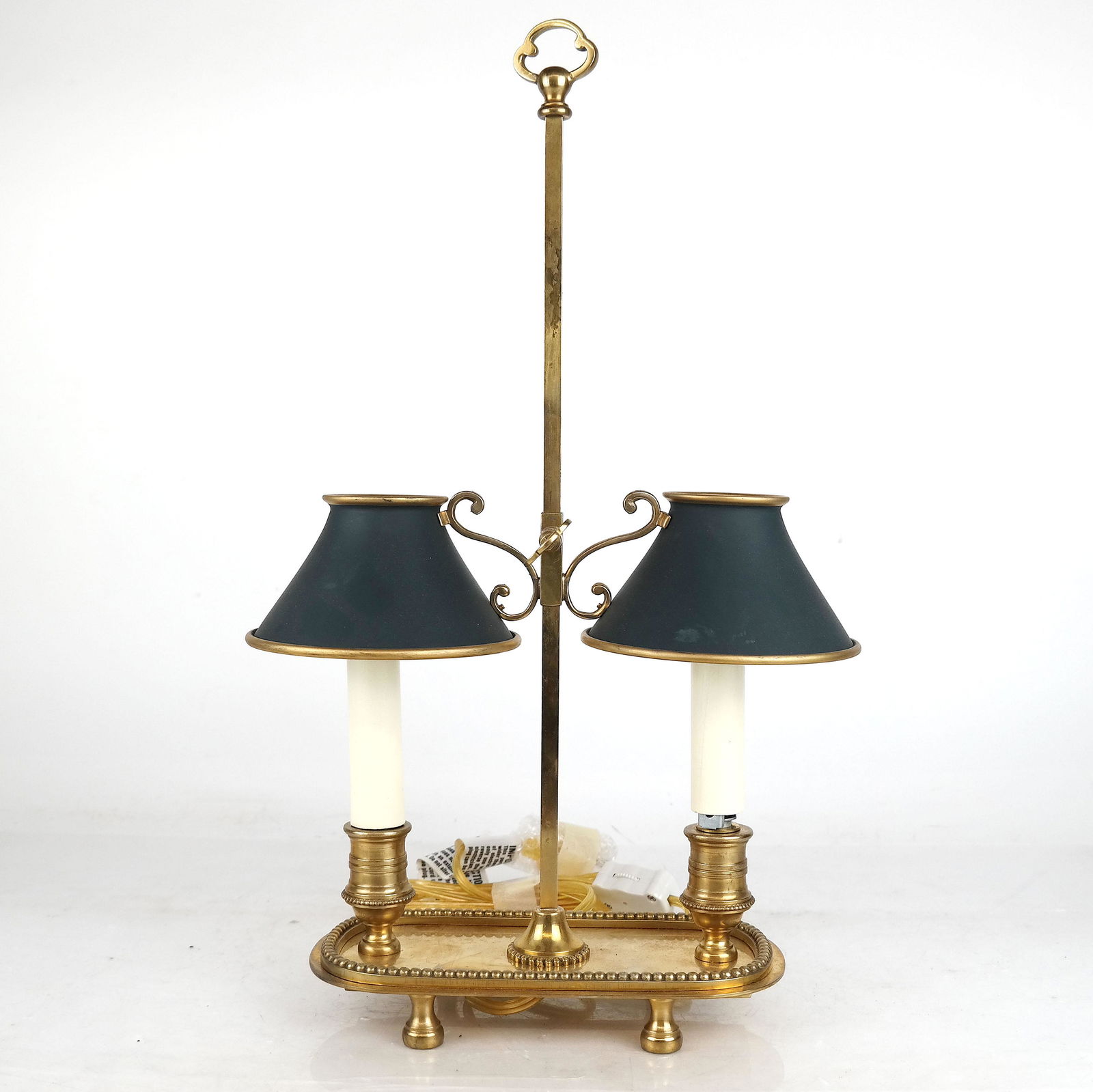 French Bronze Dore Bouillotte Lamp (1 of 8)