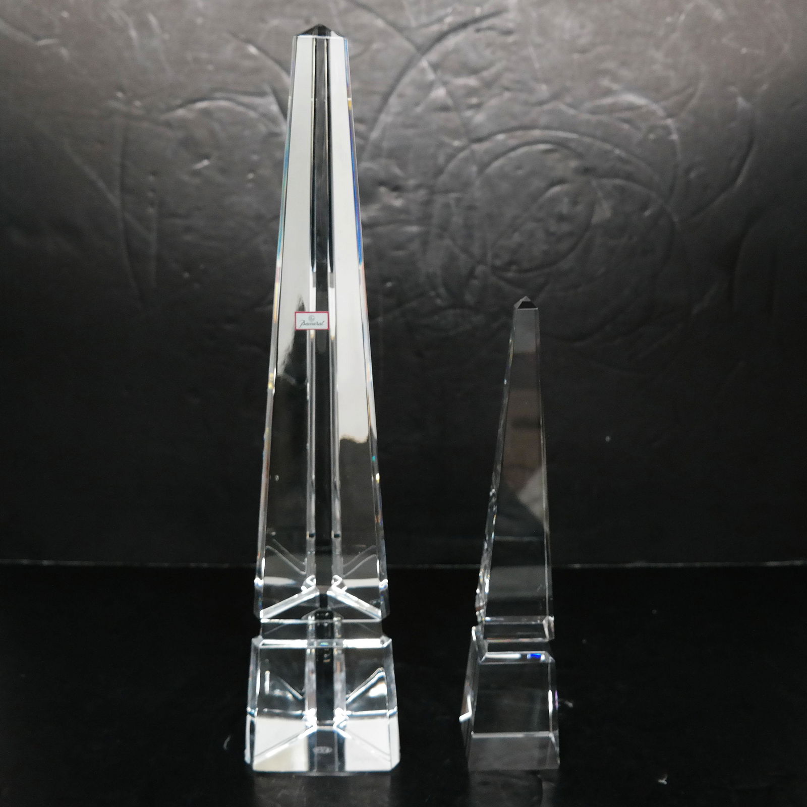 Two Baccarat Crystal Obelisks (1 of 11)