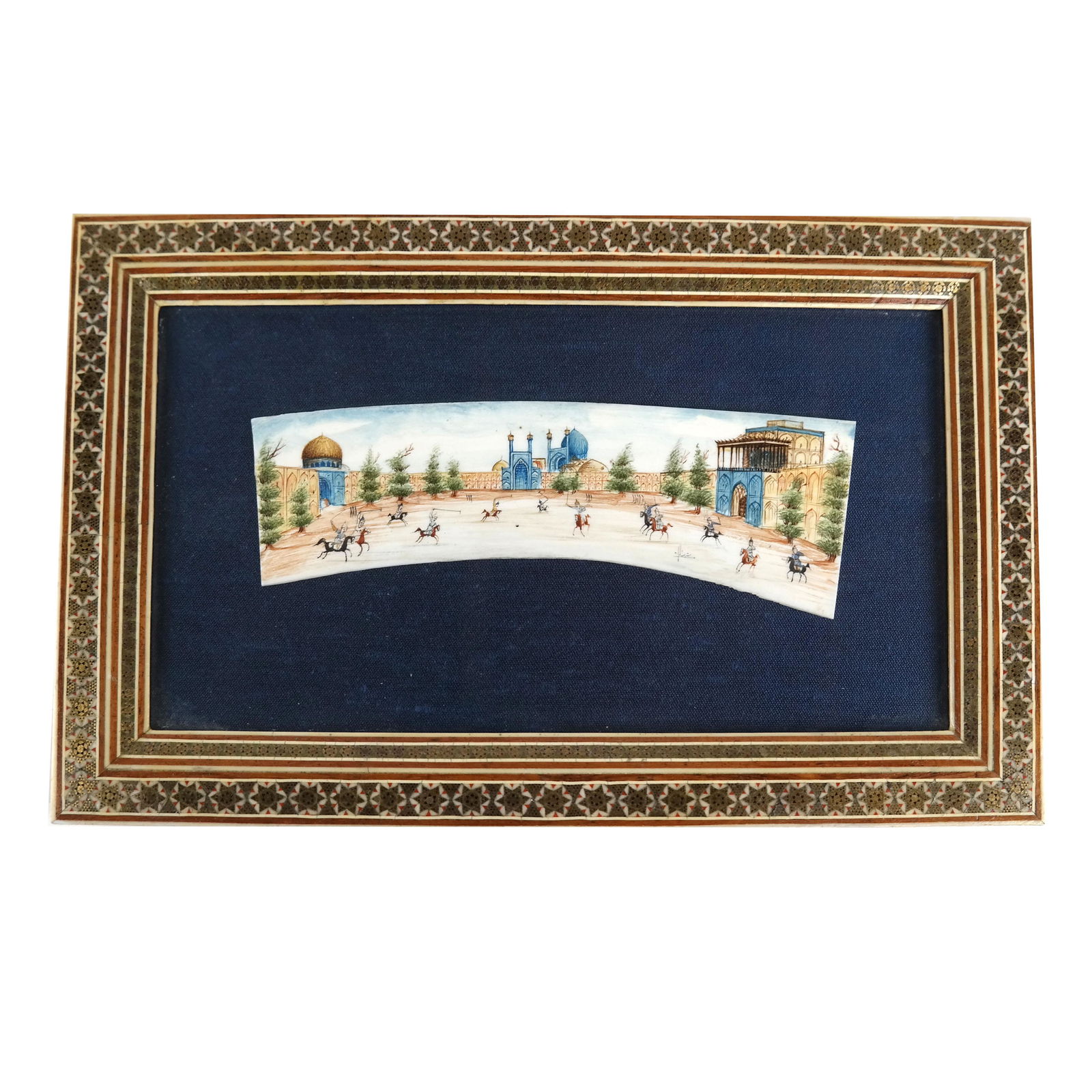 Asian Sport Scene - W/C Painting (1 of 4)