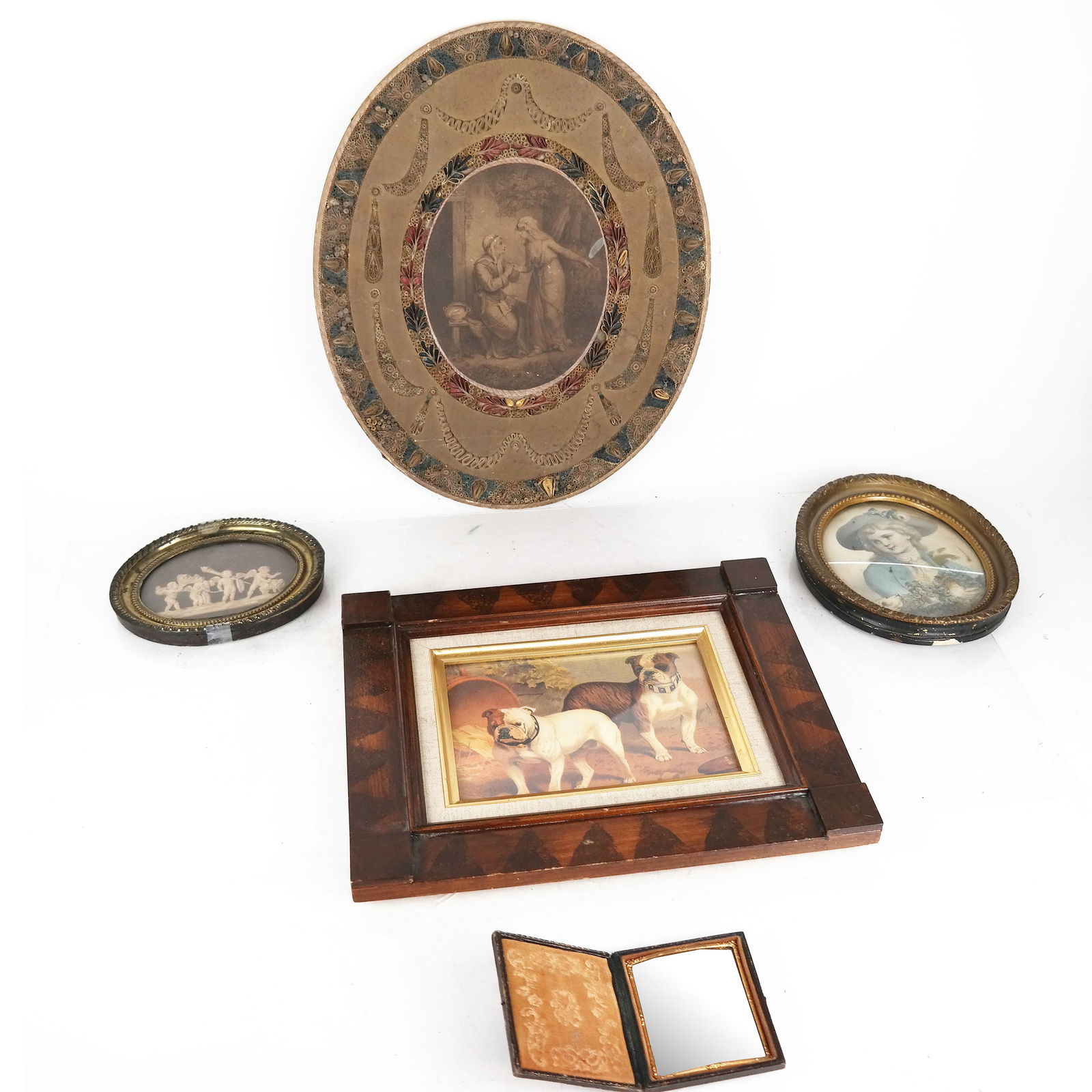 Group of Five Framed Items (1 of 16)